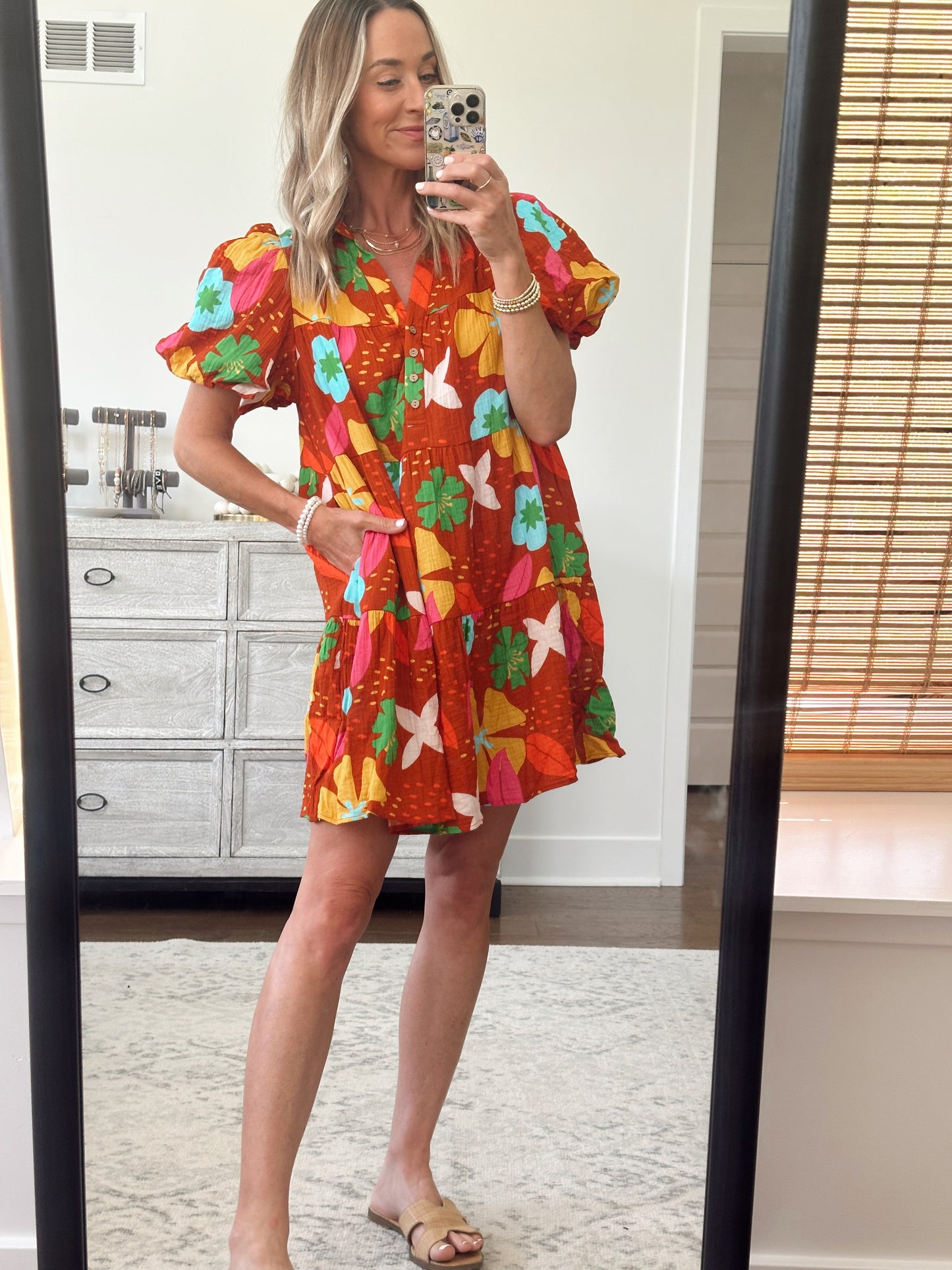 Boho Flower Dress