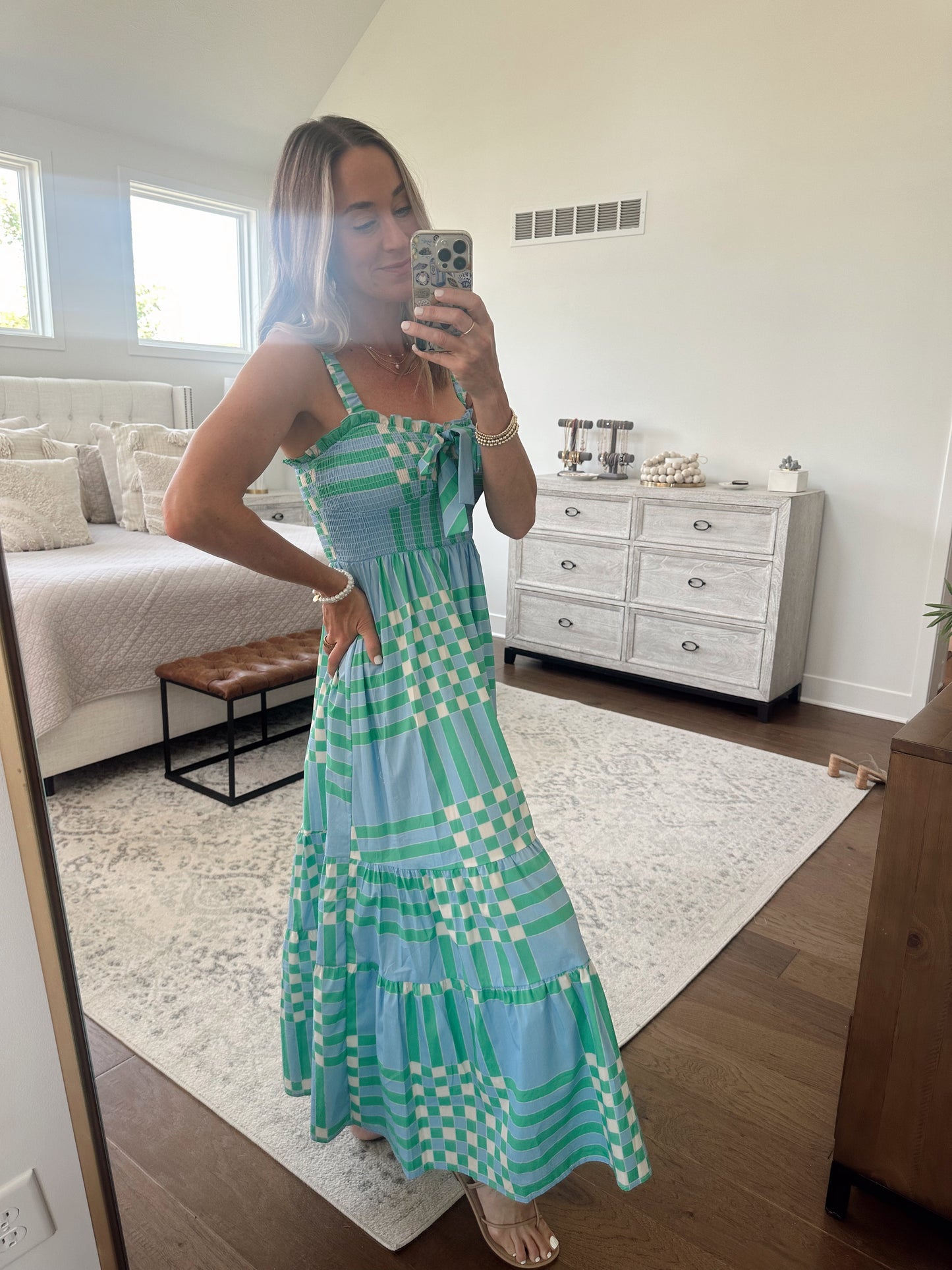 Summer Plaid Maxi