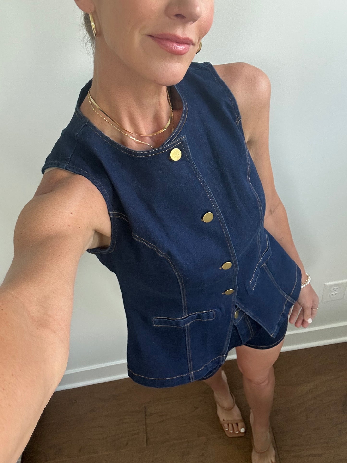 Dark Denim Vest