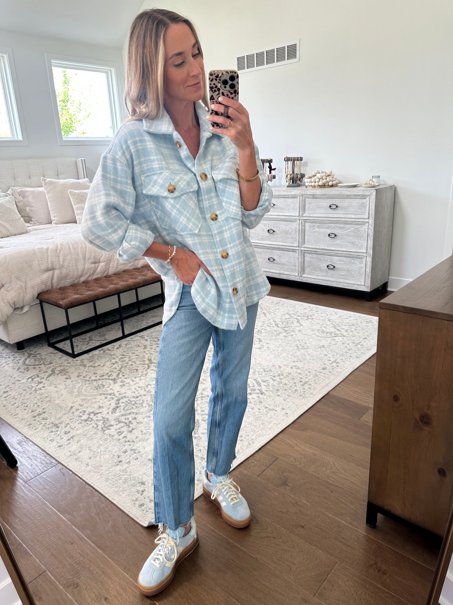 Baby Blue Shacket