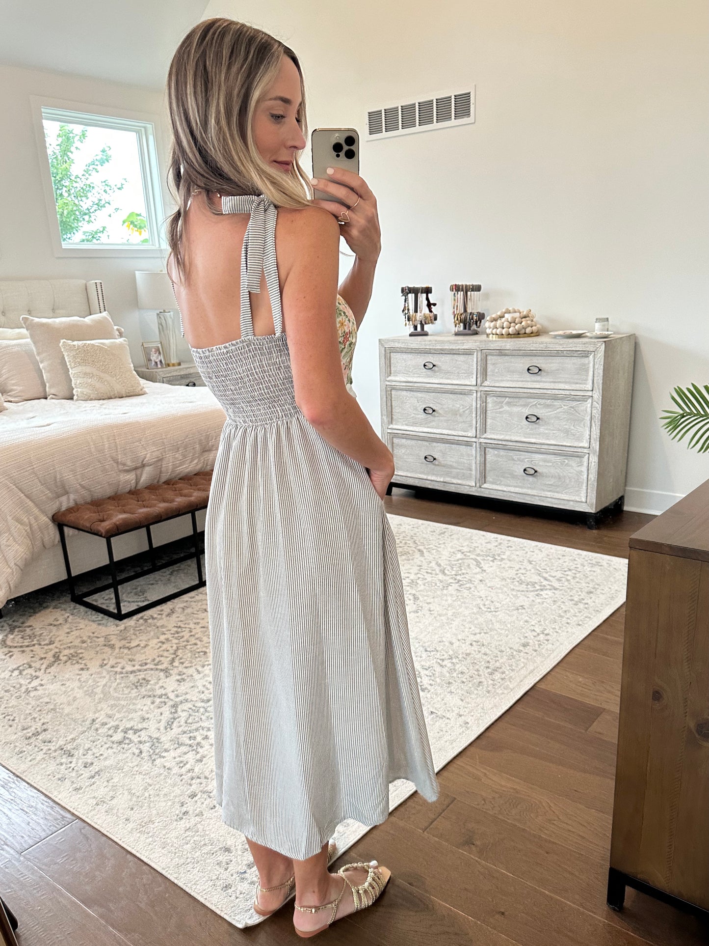 Floral Top Maxi Dress