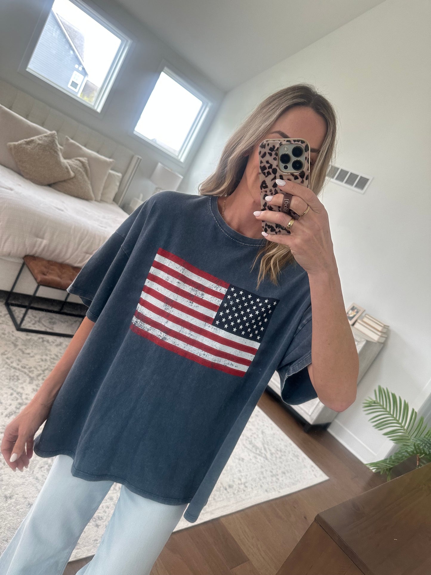 Oversized Flag Tee