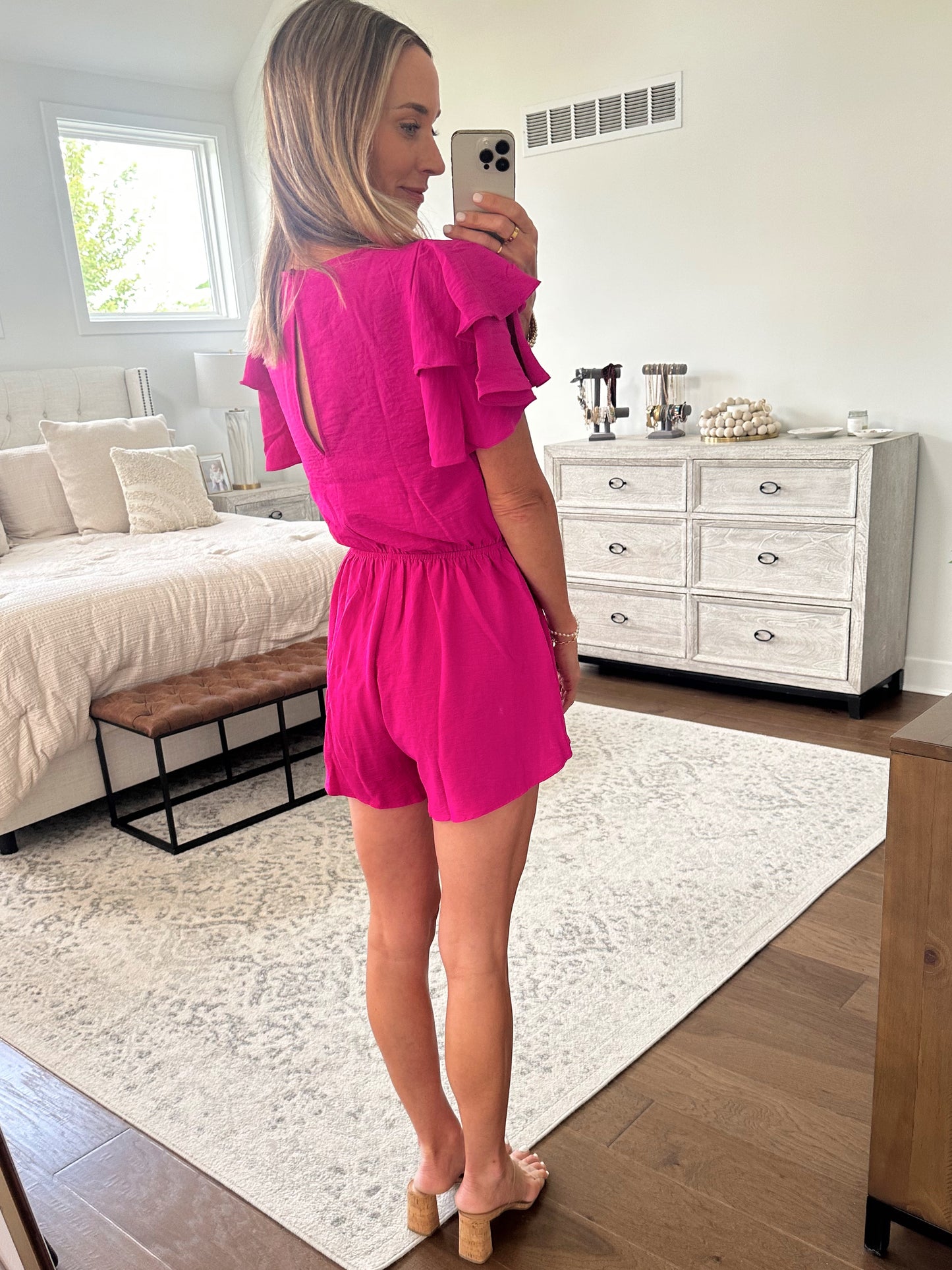 Fuschia Romper