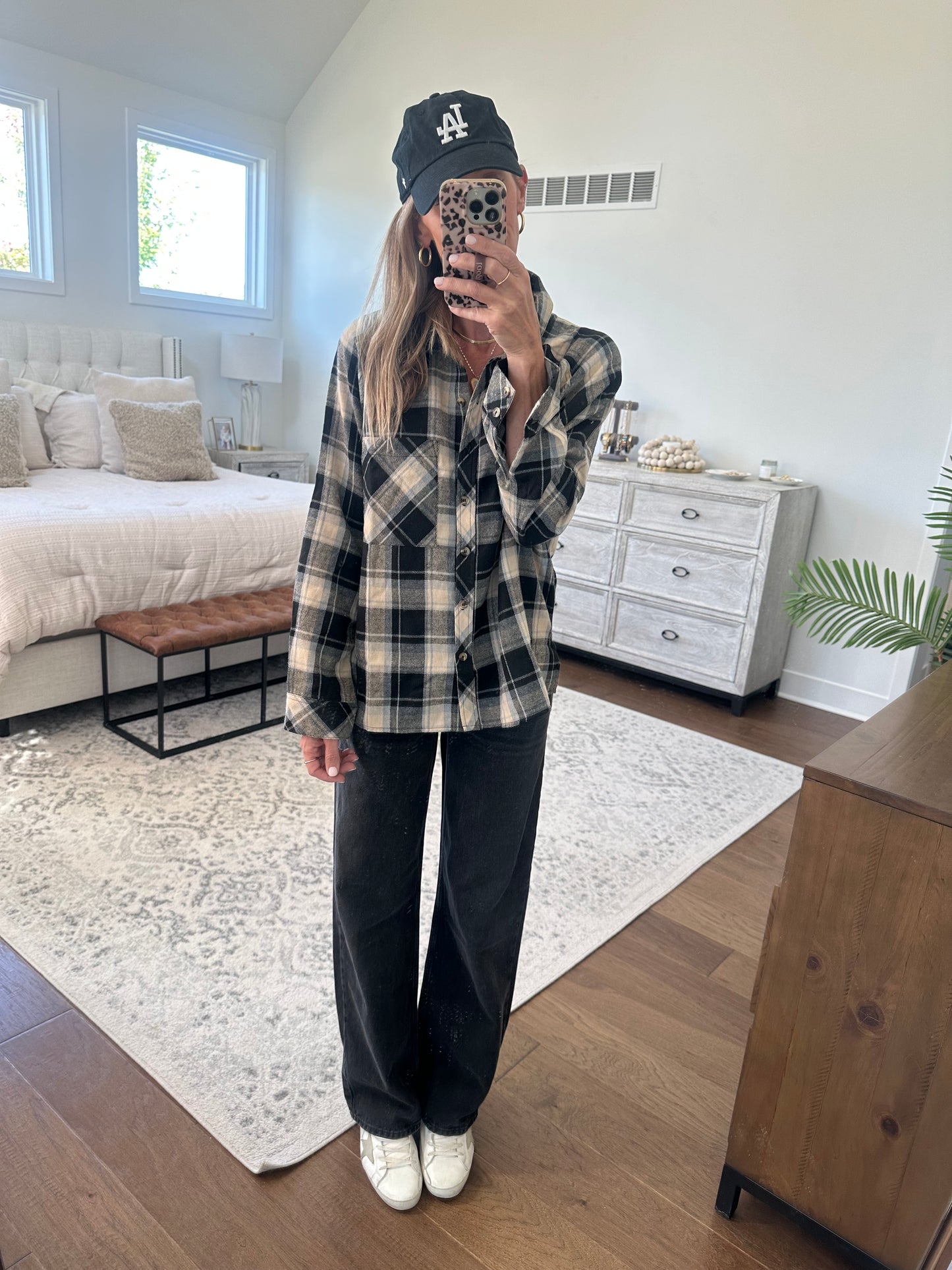 Black Soft Flannel