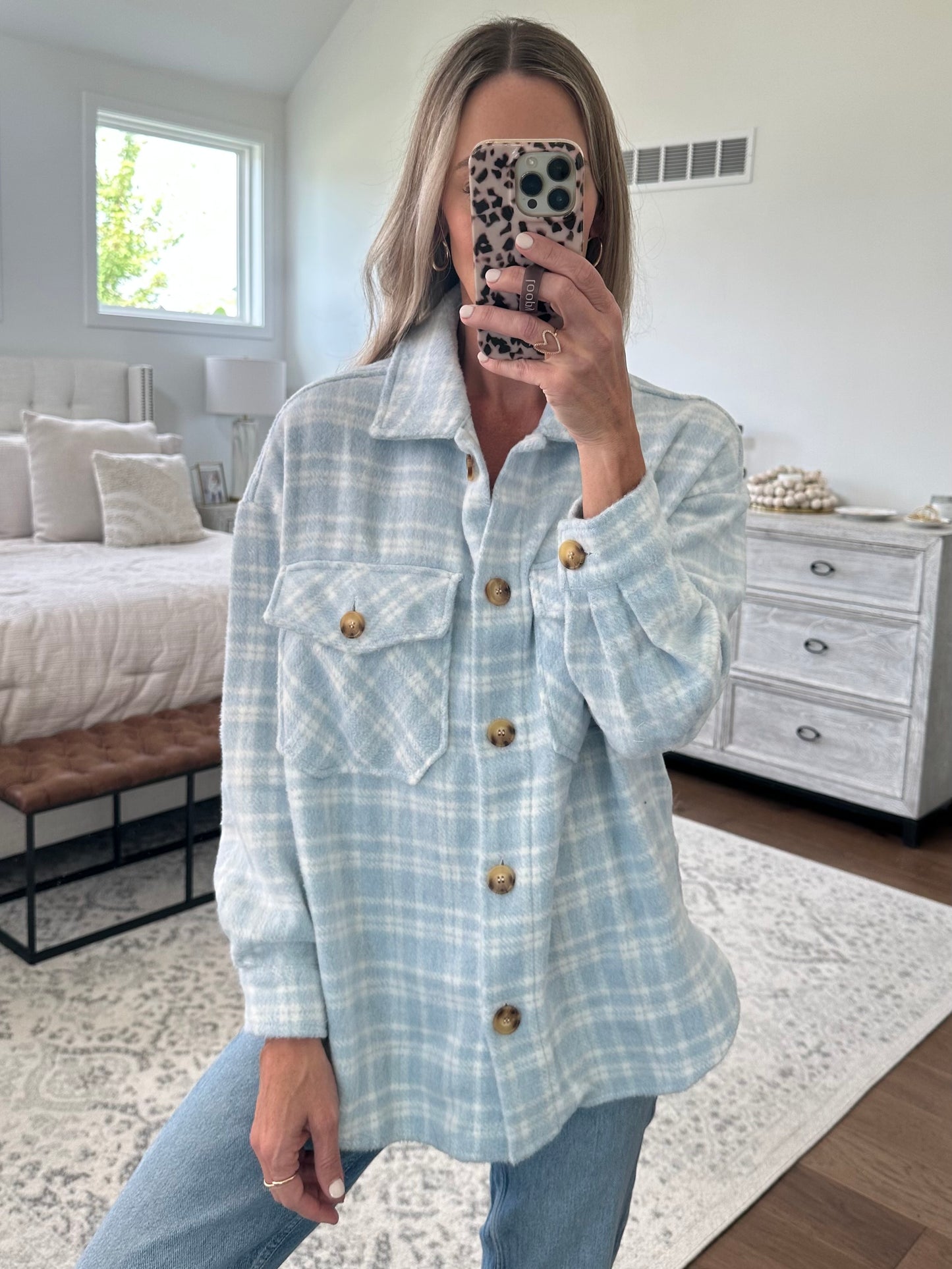 Baby Blue Shacket