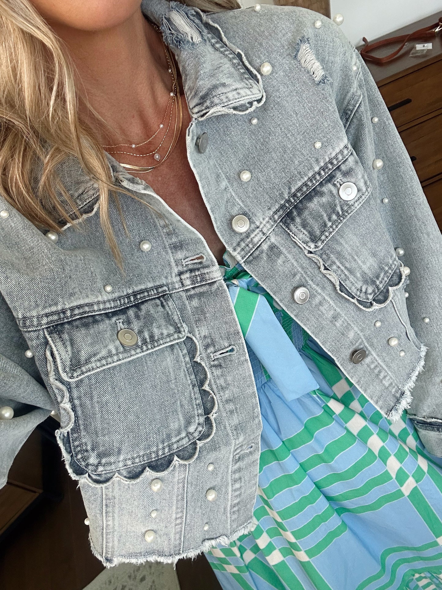 Pearl Denim Jacket