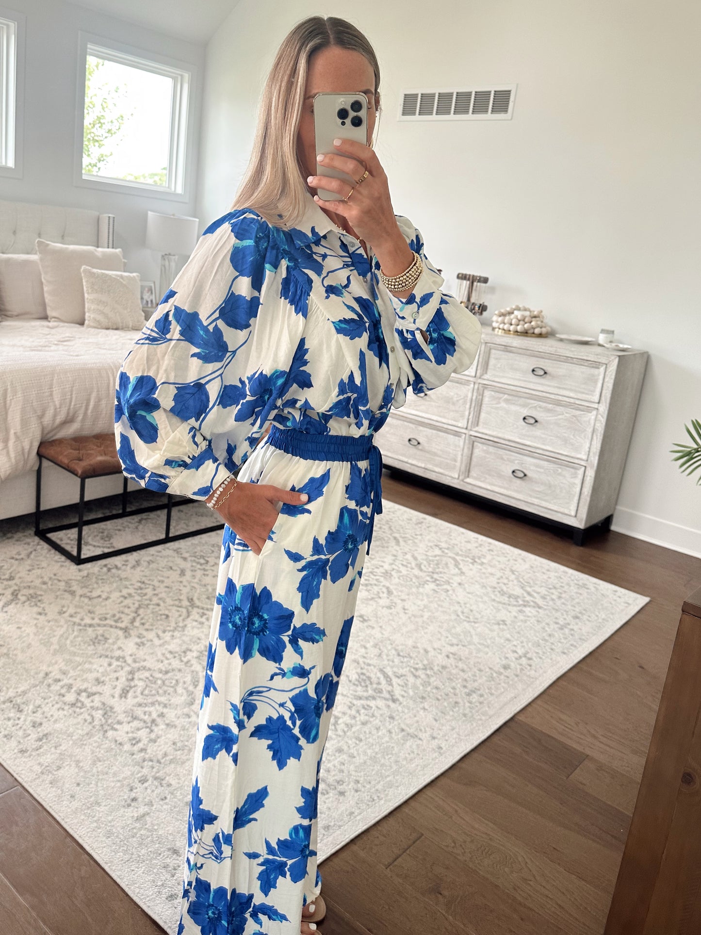 Floral Set- Blue