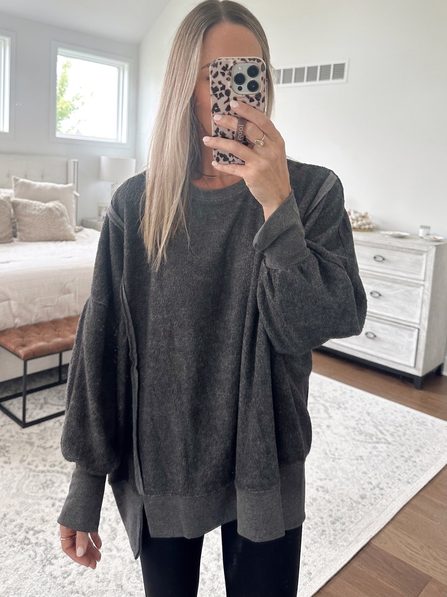 Charcoal Soft Long Sleeve