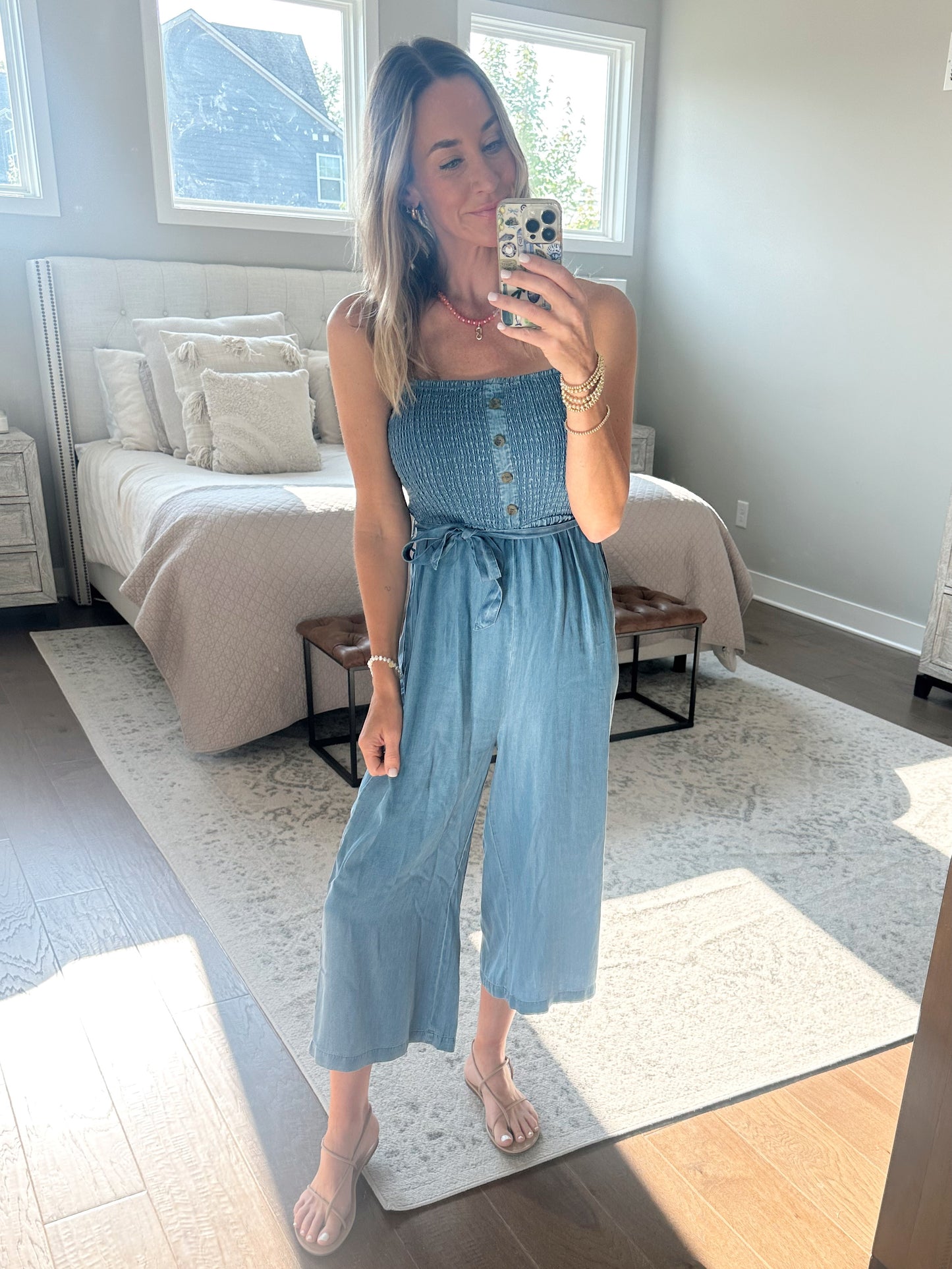Chambray Jumpsuit