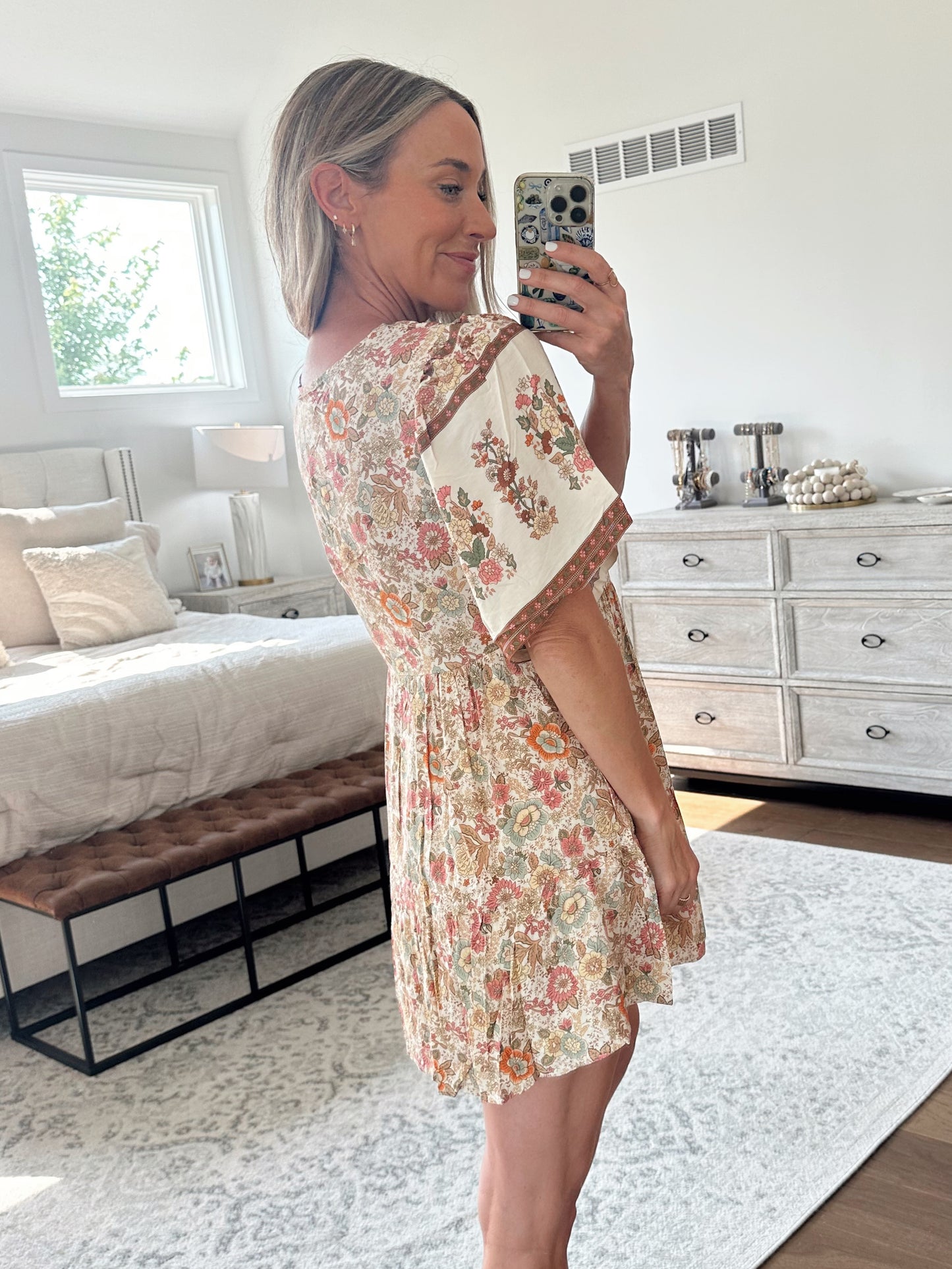 Boho Print Dress