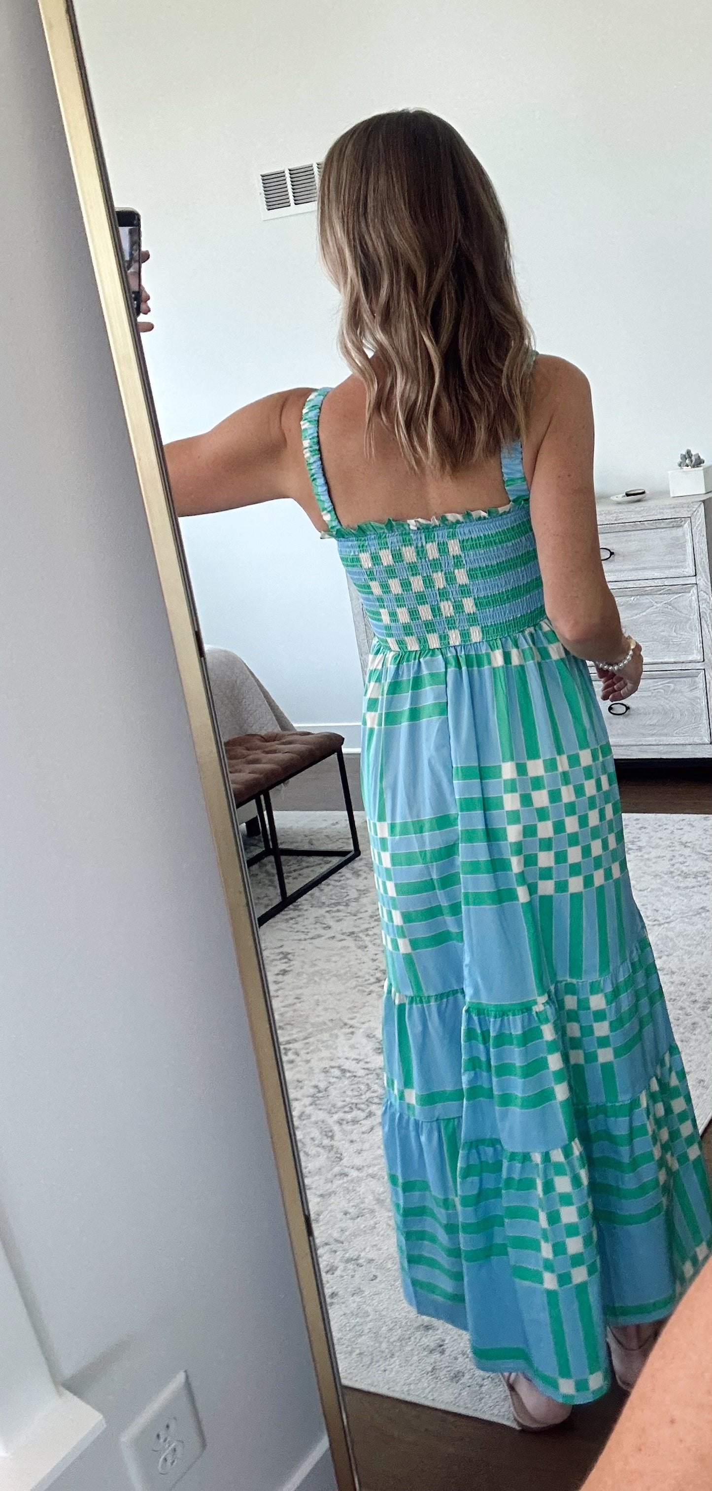 Summer Plaid Maxi
