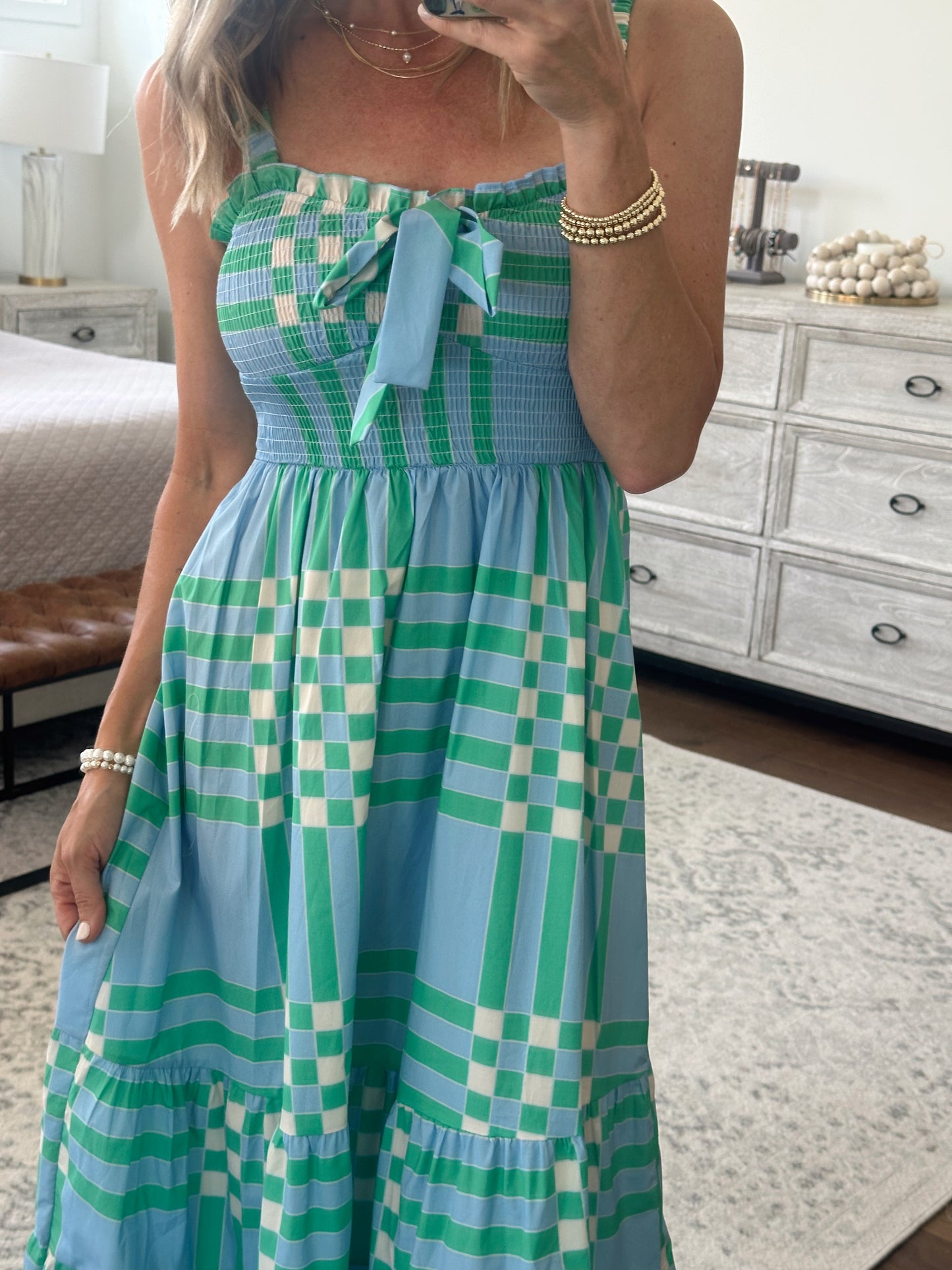 Summer Plaid Maxi