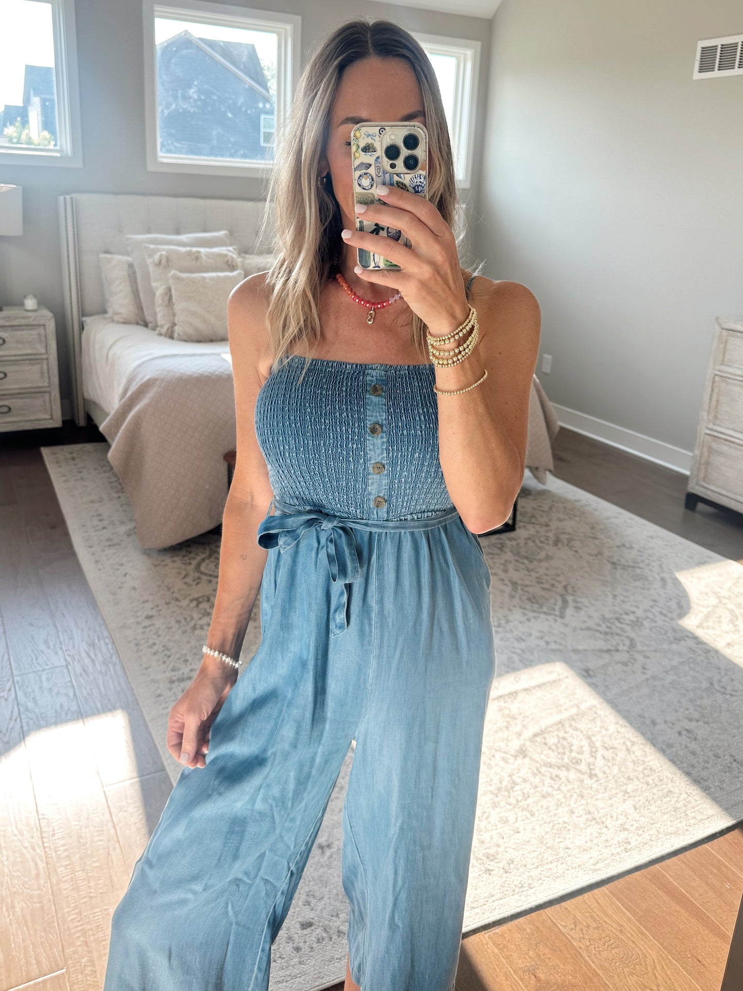 Chambray Jumpsuit