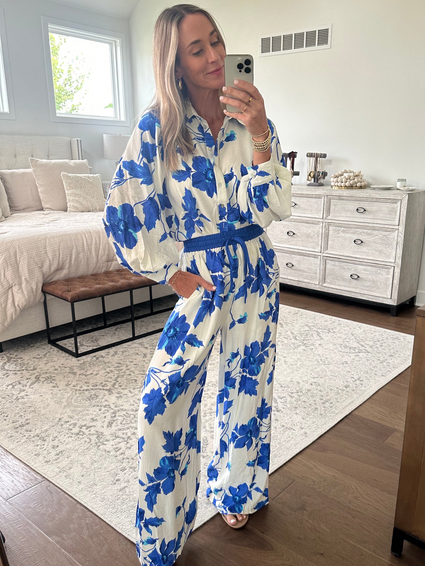 Floral Set- Blue