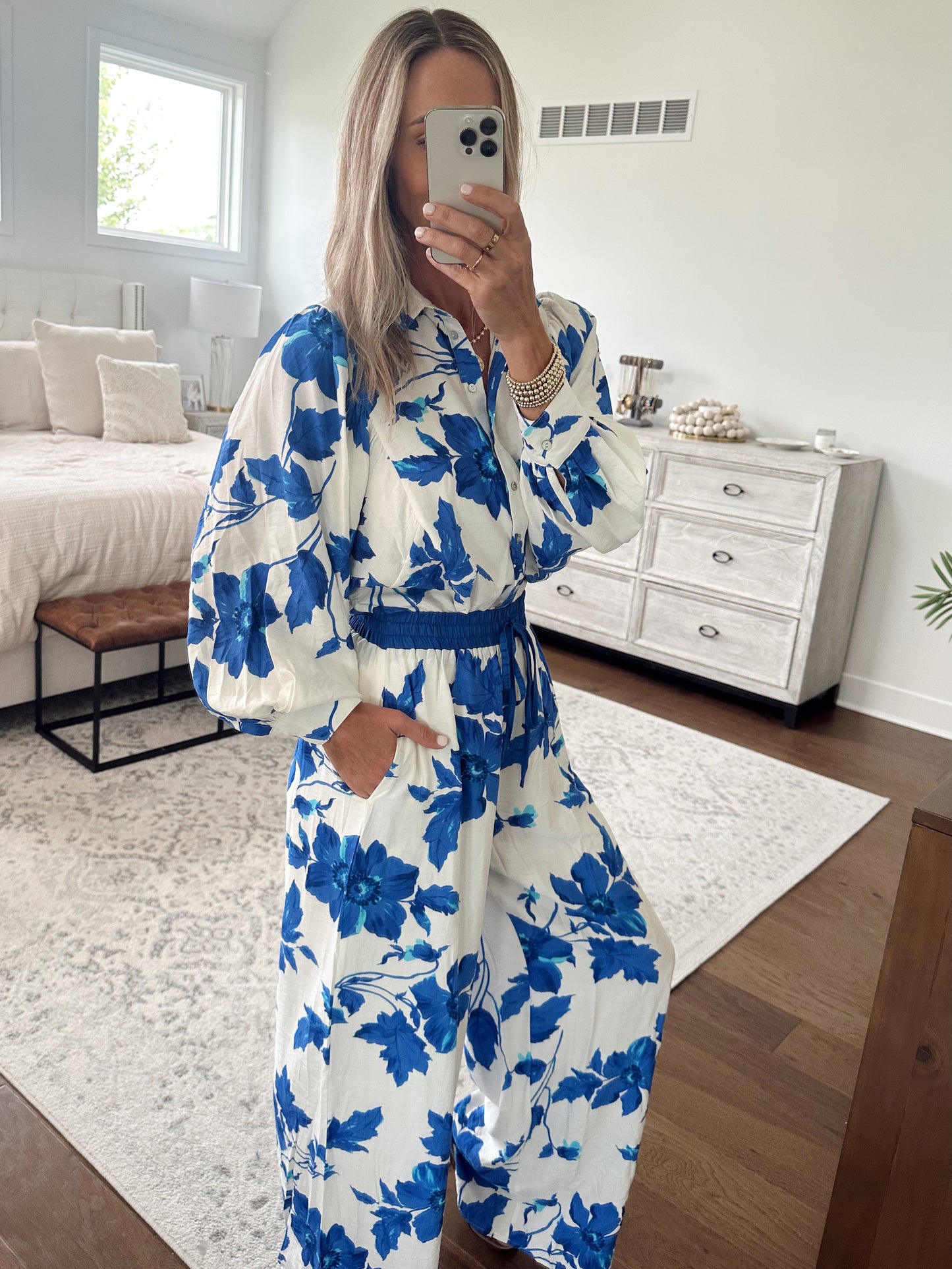 Floral Set- Blue