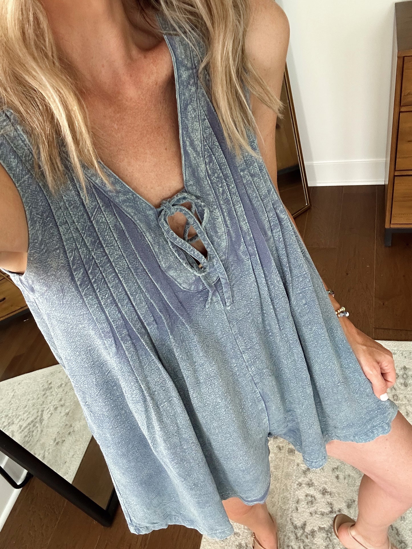 Soft Pleated Romper