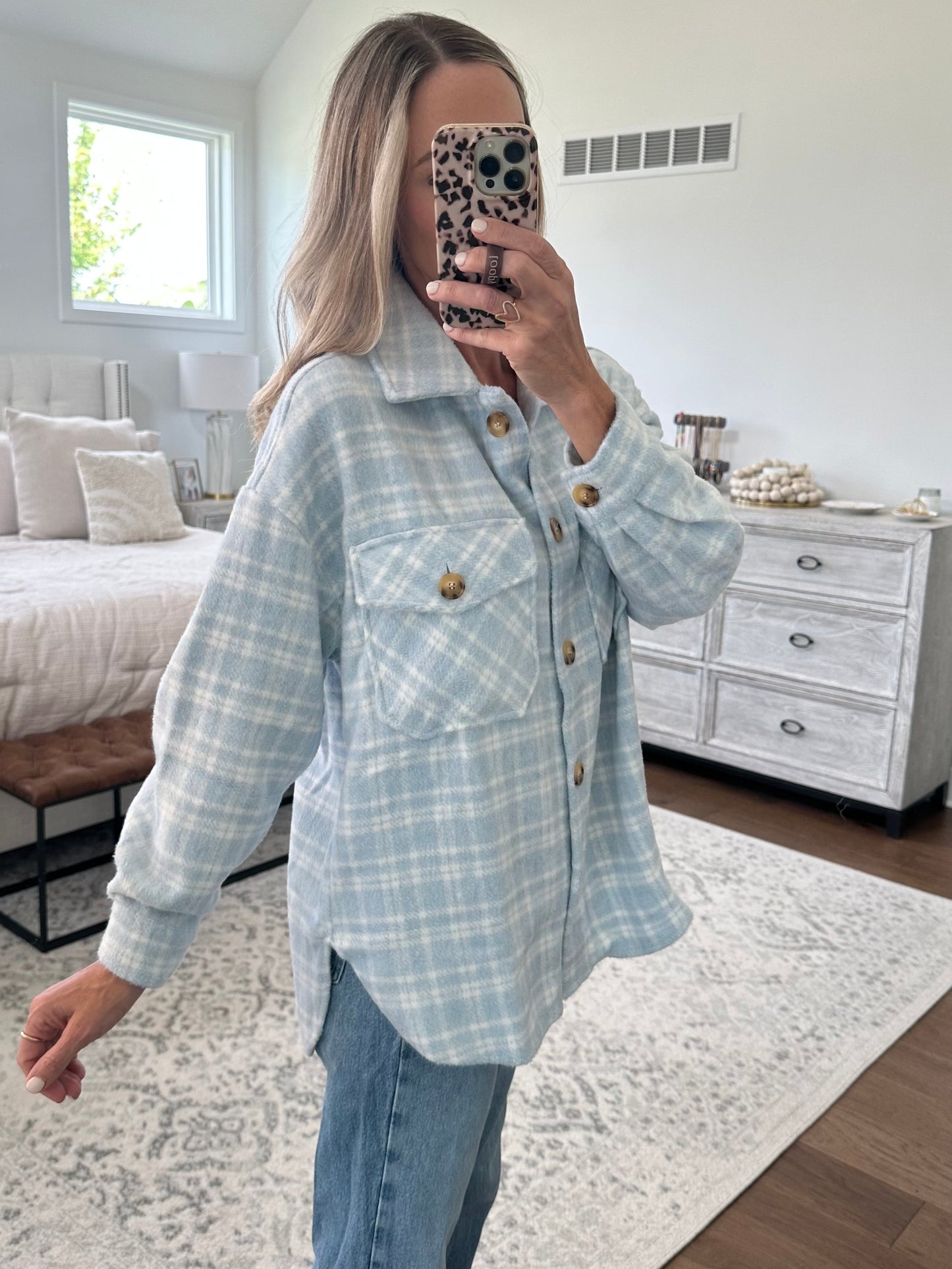 Baby Blue Shacket