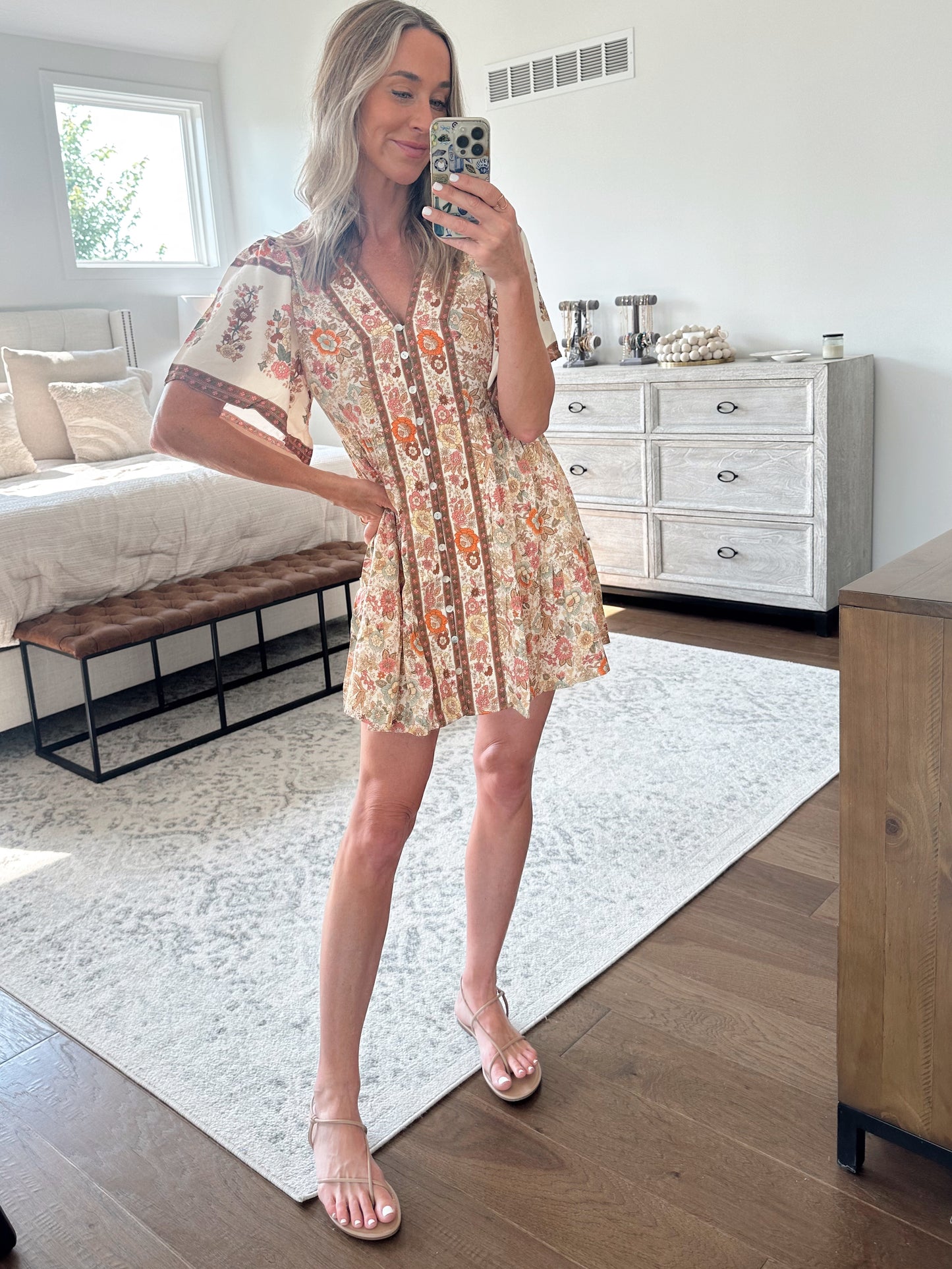 Boho Print Dress