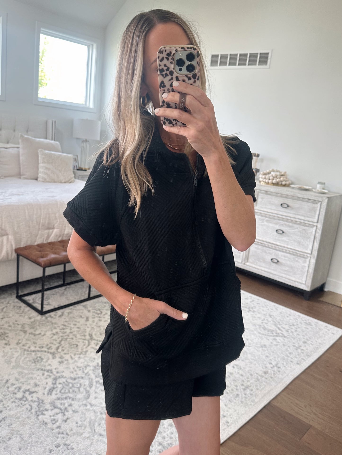 Textured Set- Black