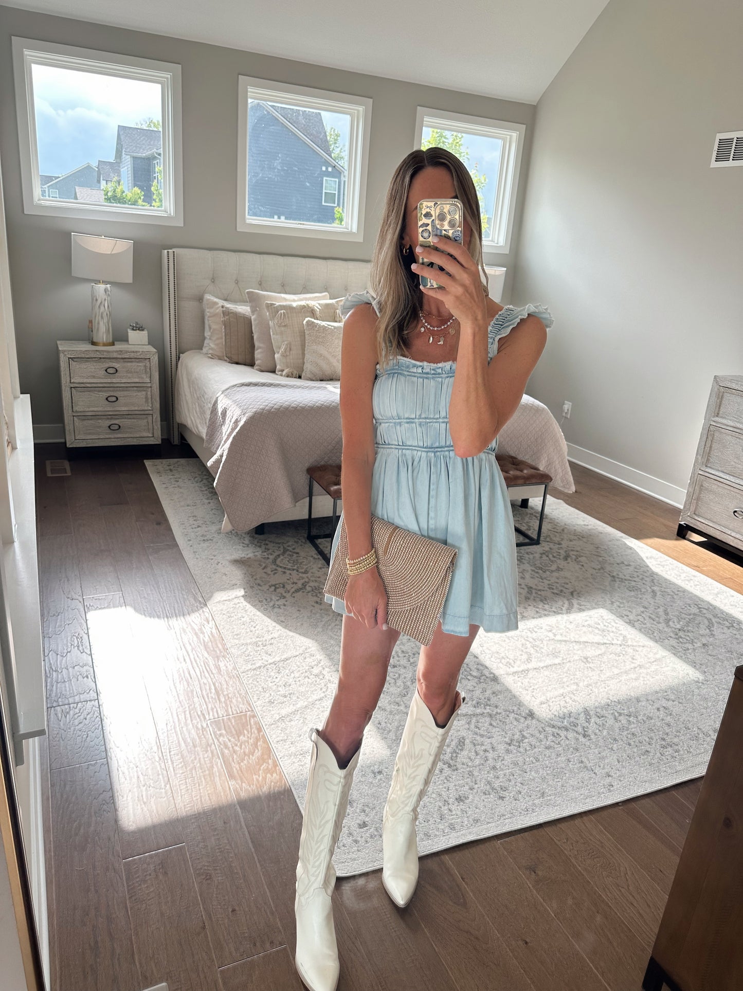 Light Denim Romper