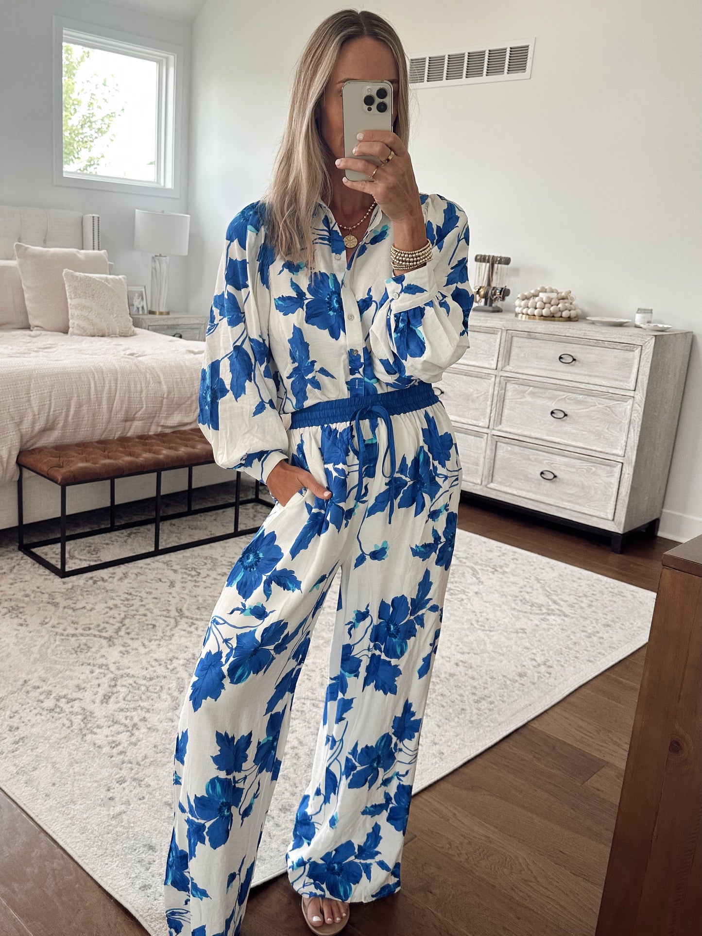 Floral Set- Blue