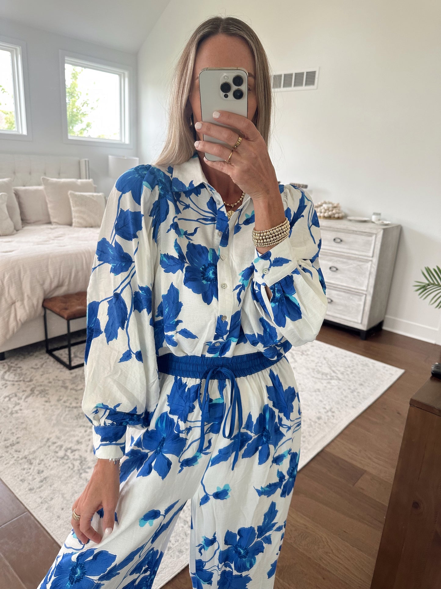 Floral Set- Blue