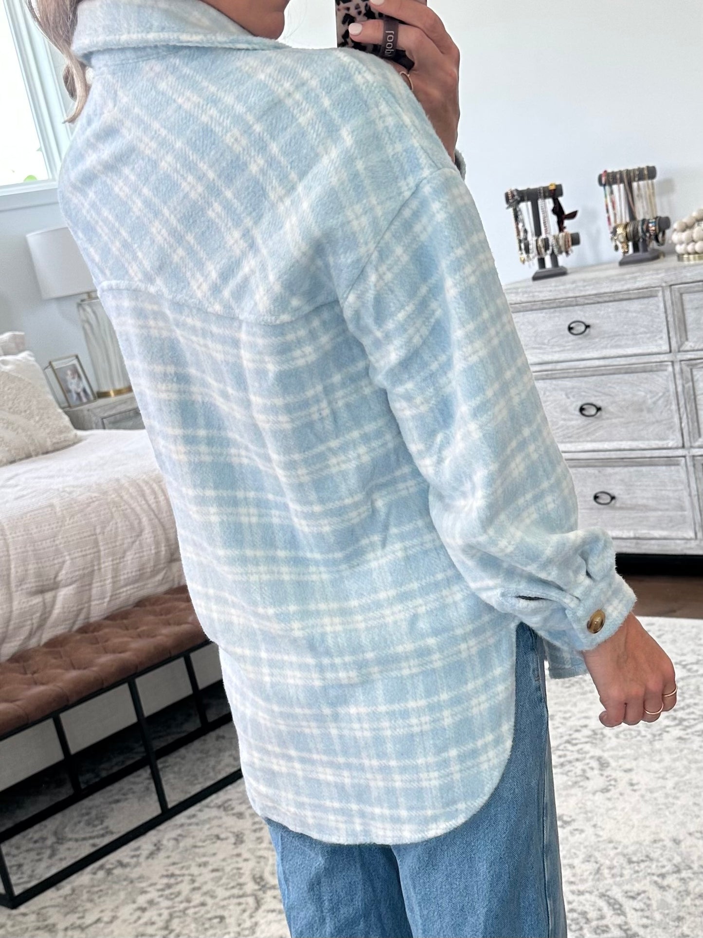 Baby Blue Shacket