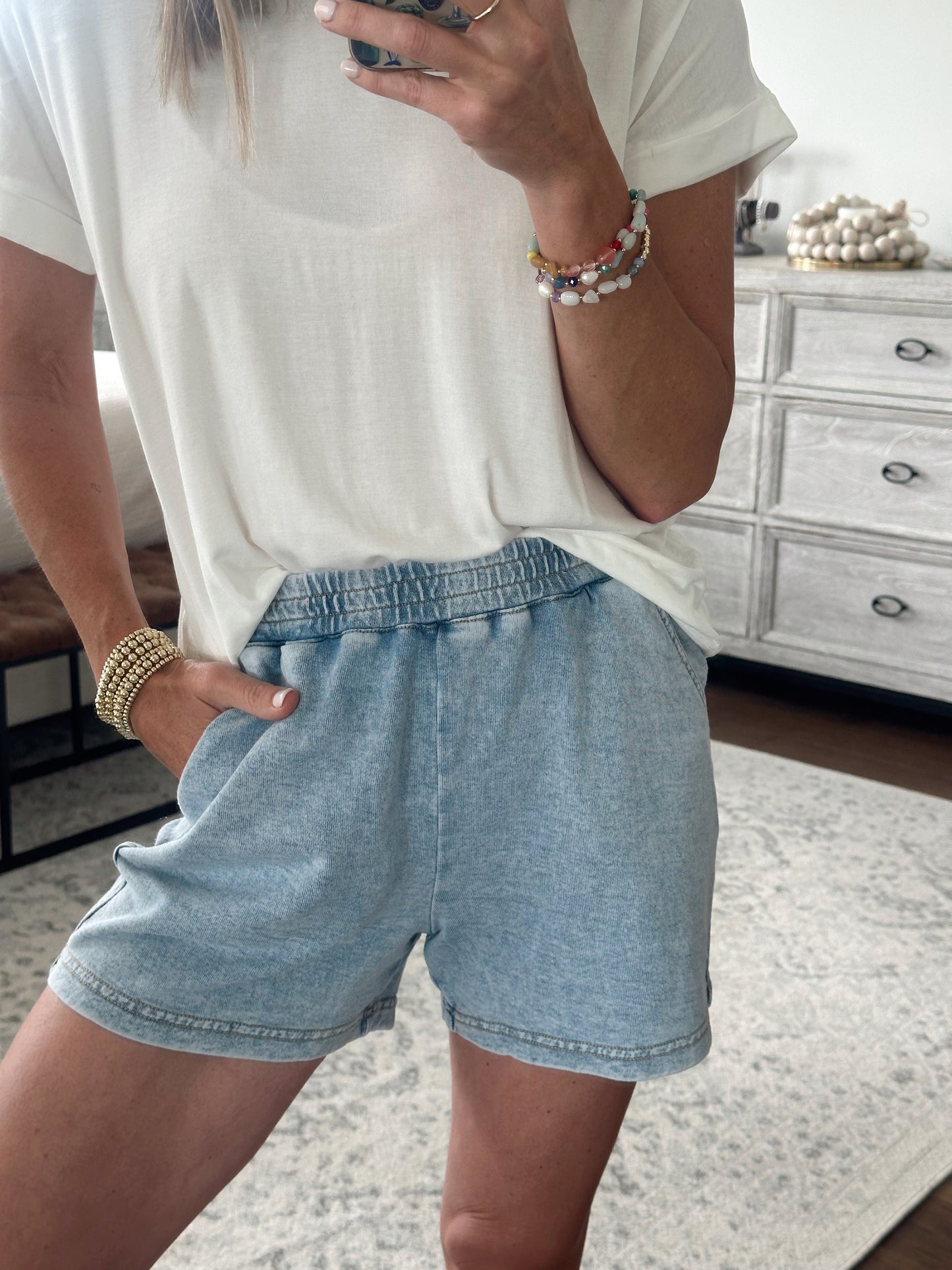 Soft Shorts- Denim