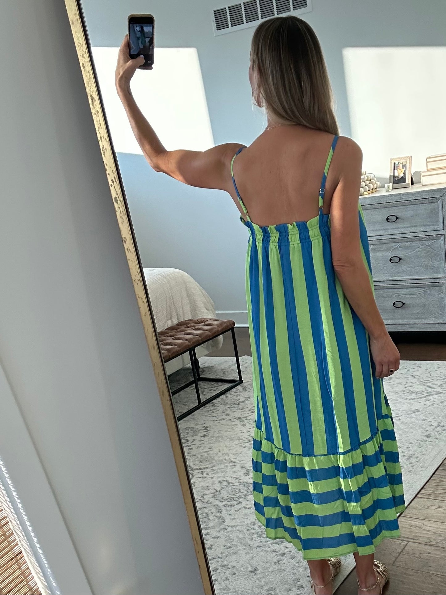 Lime & Blue Maxi