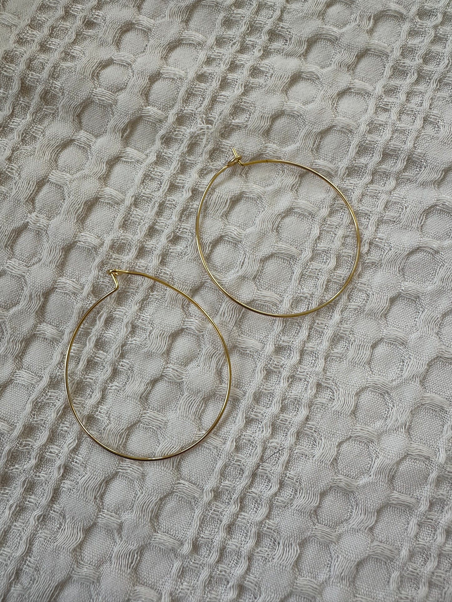 Thin Gold Hoops