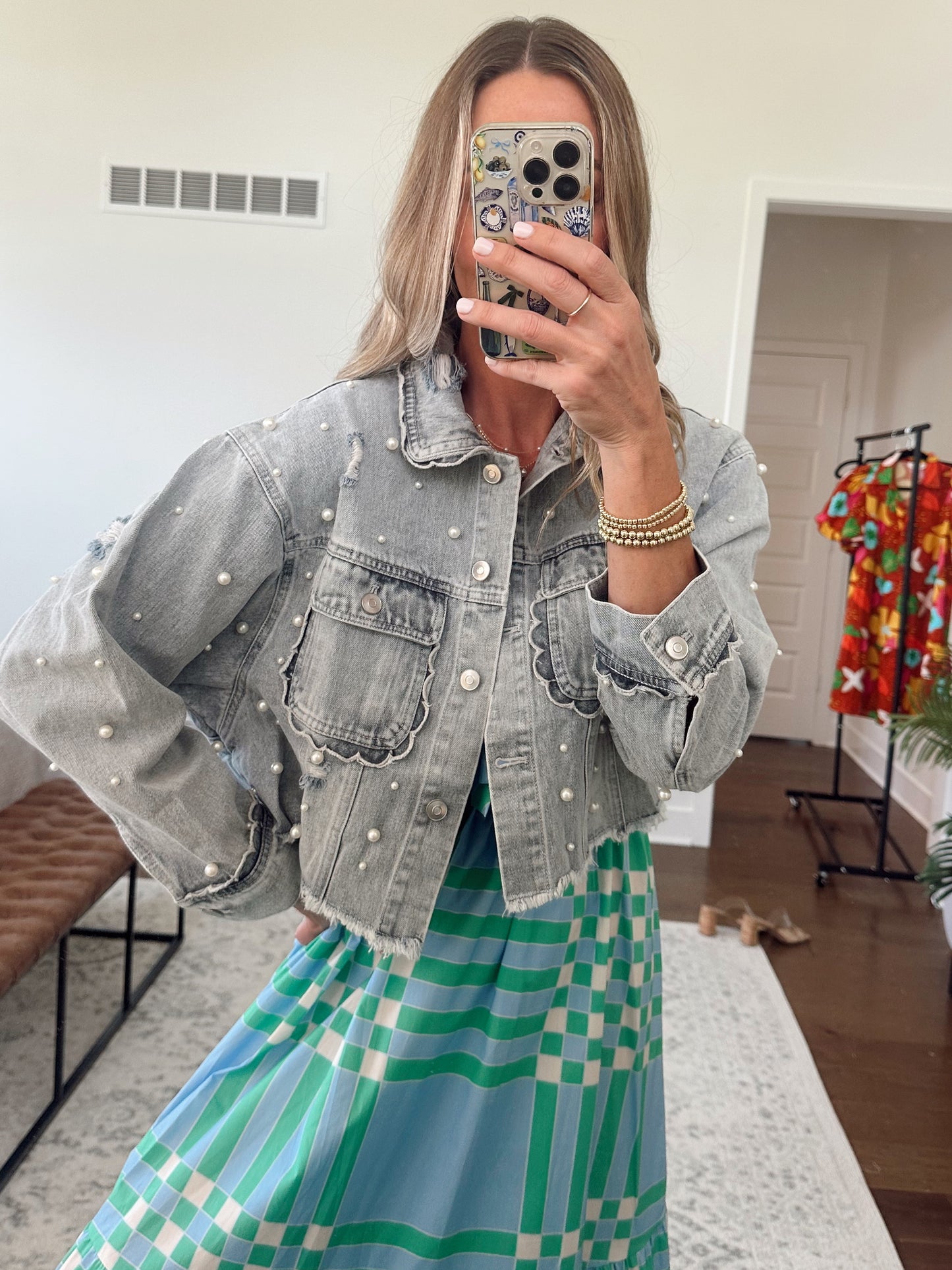Pearl Denim Jacket