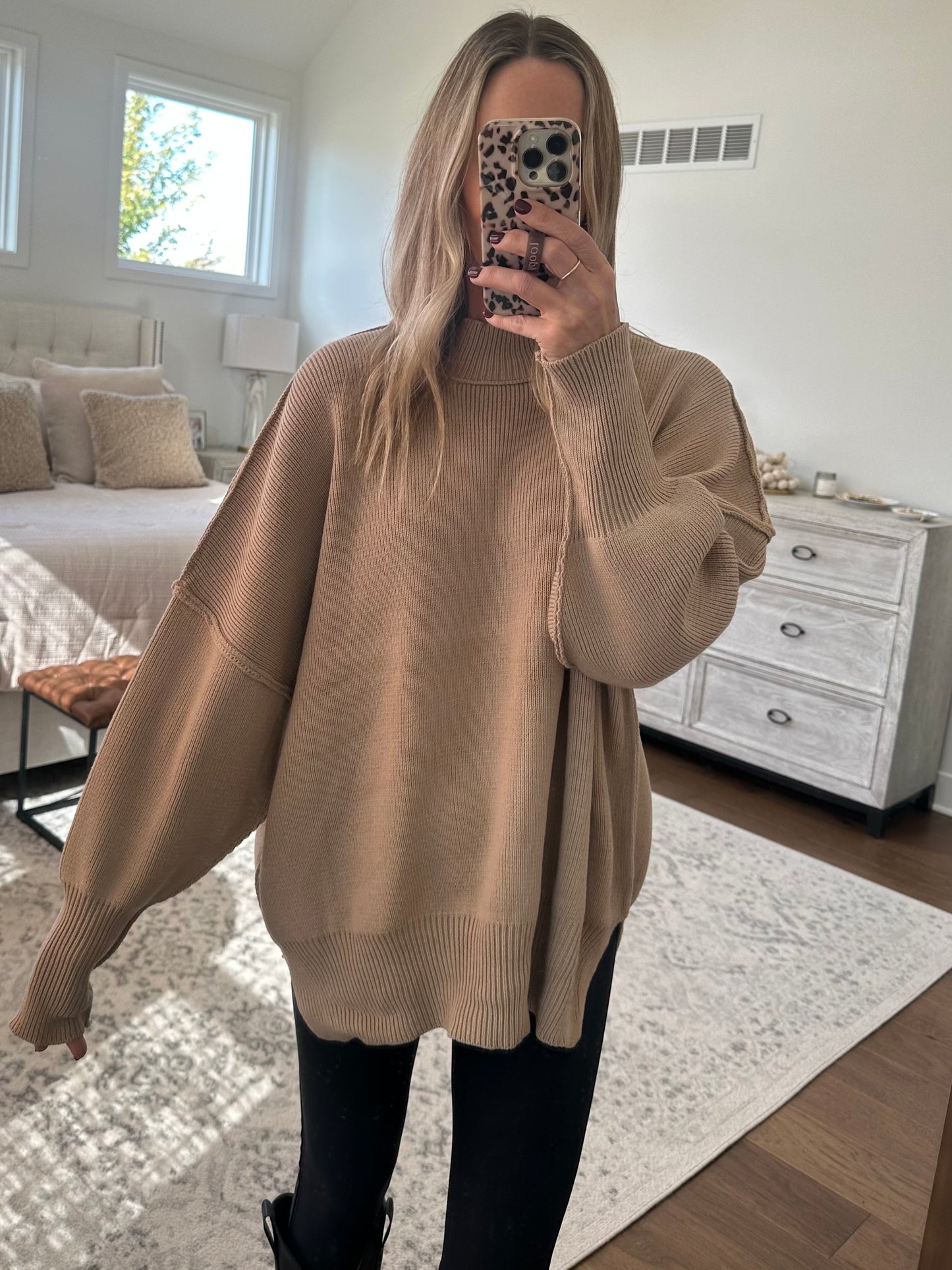 Oversized Sweater- Mocha