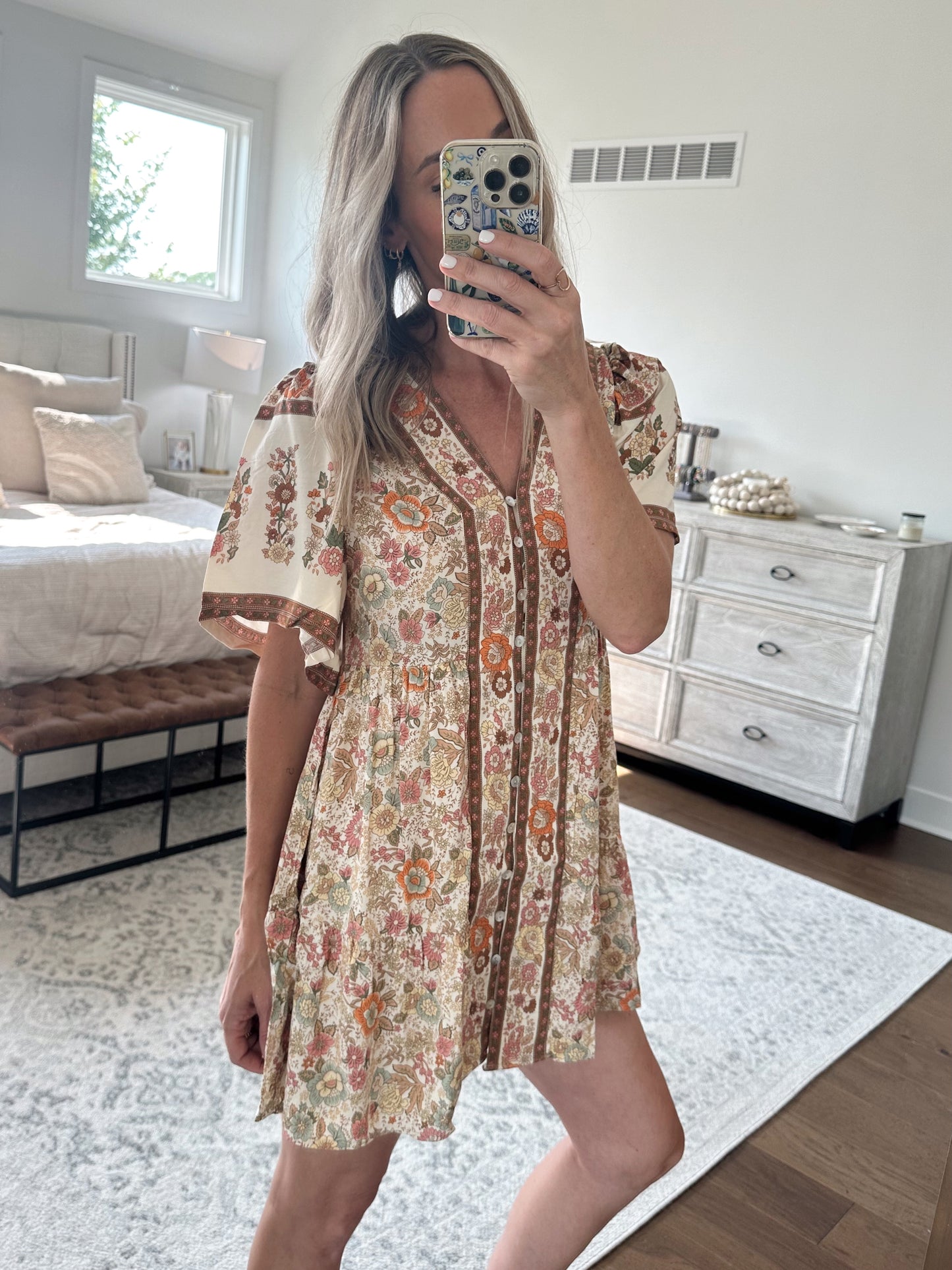 Boho Print Dress