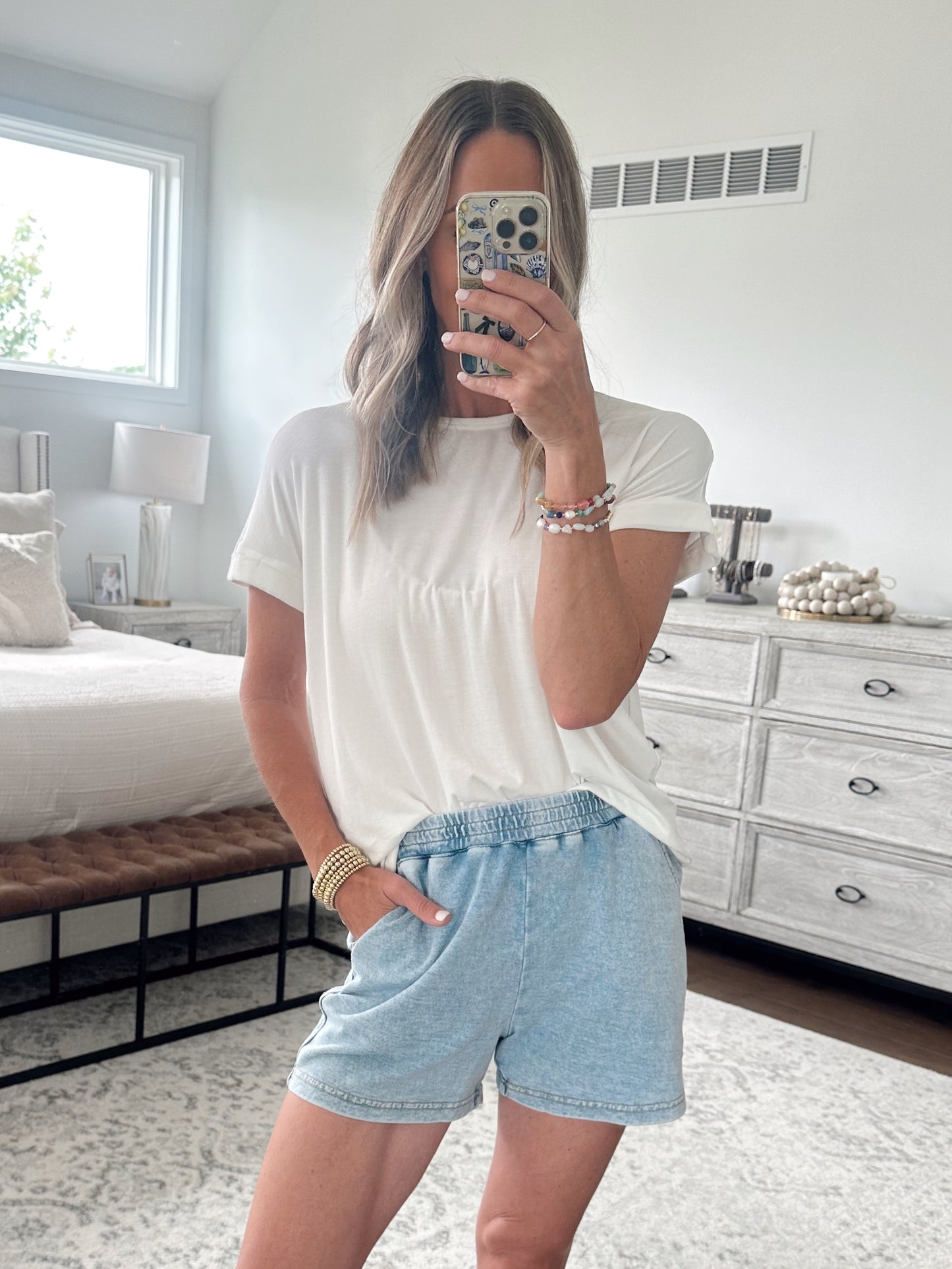 Soft Shorts- Denim