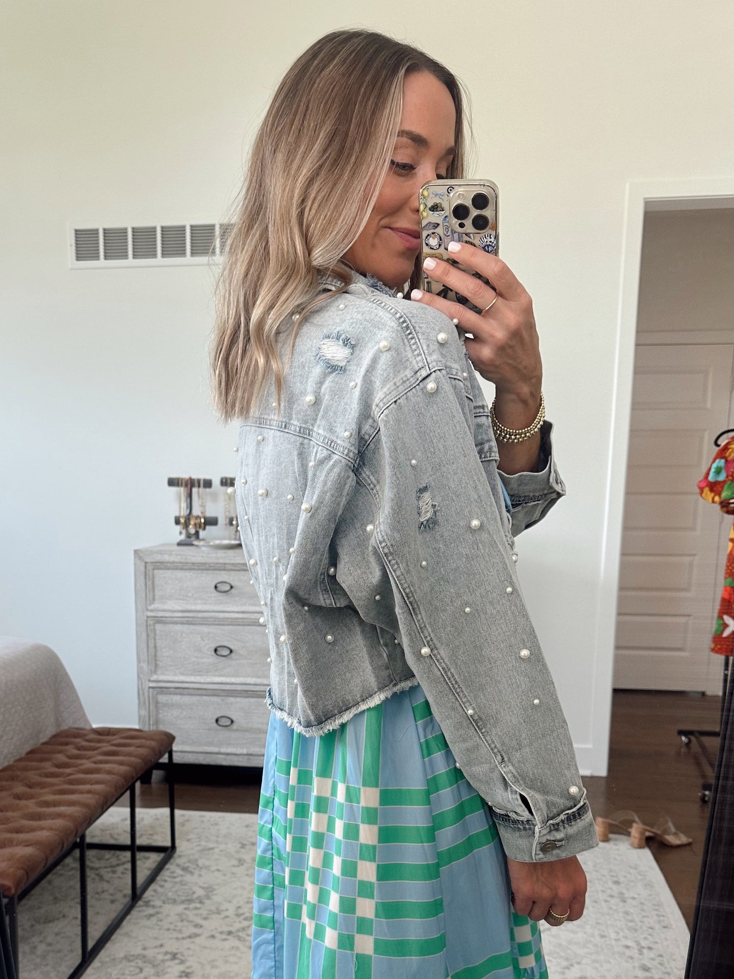 Pearl Denim Jacket