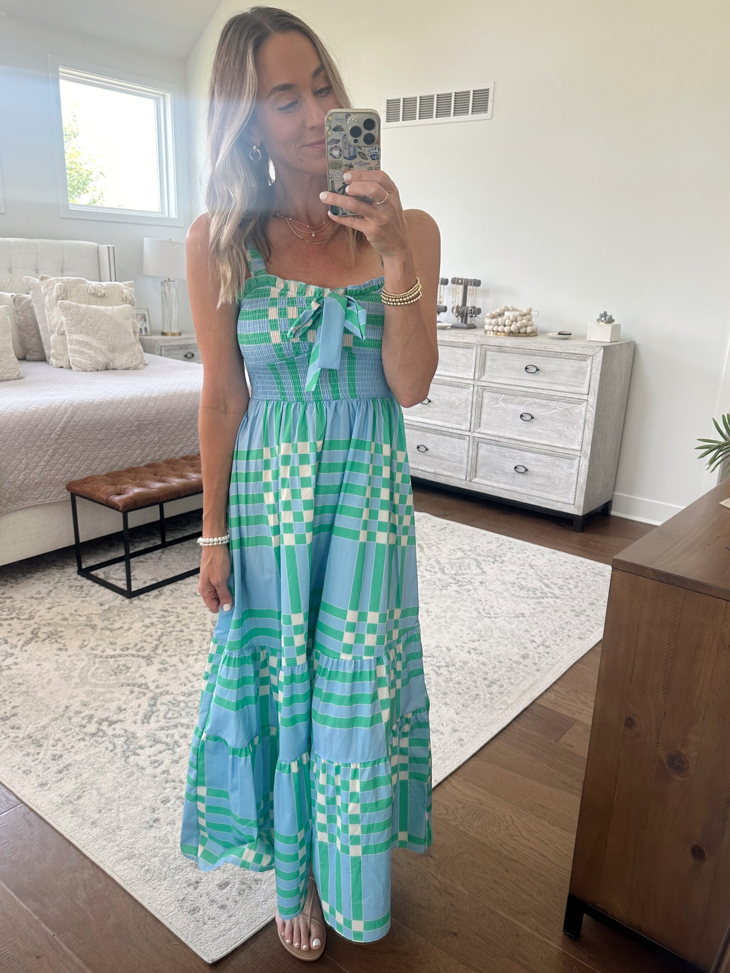 Summer Plaid Maxi