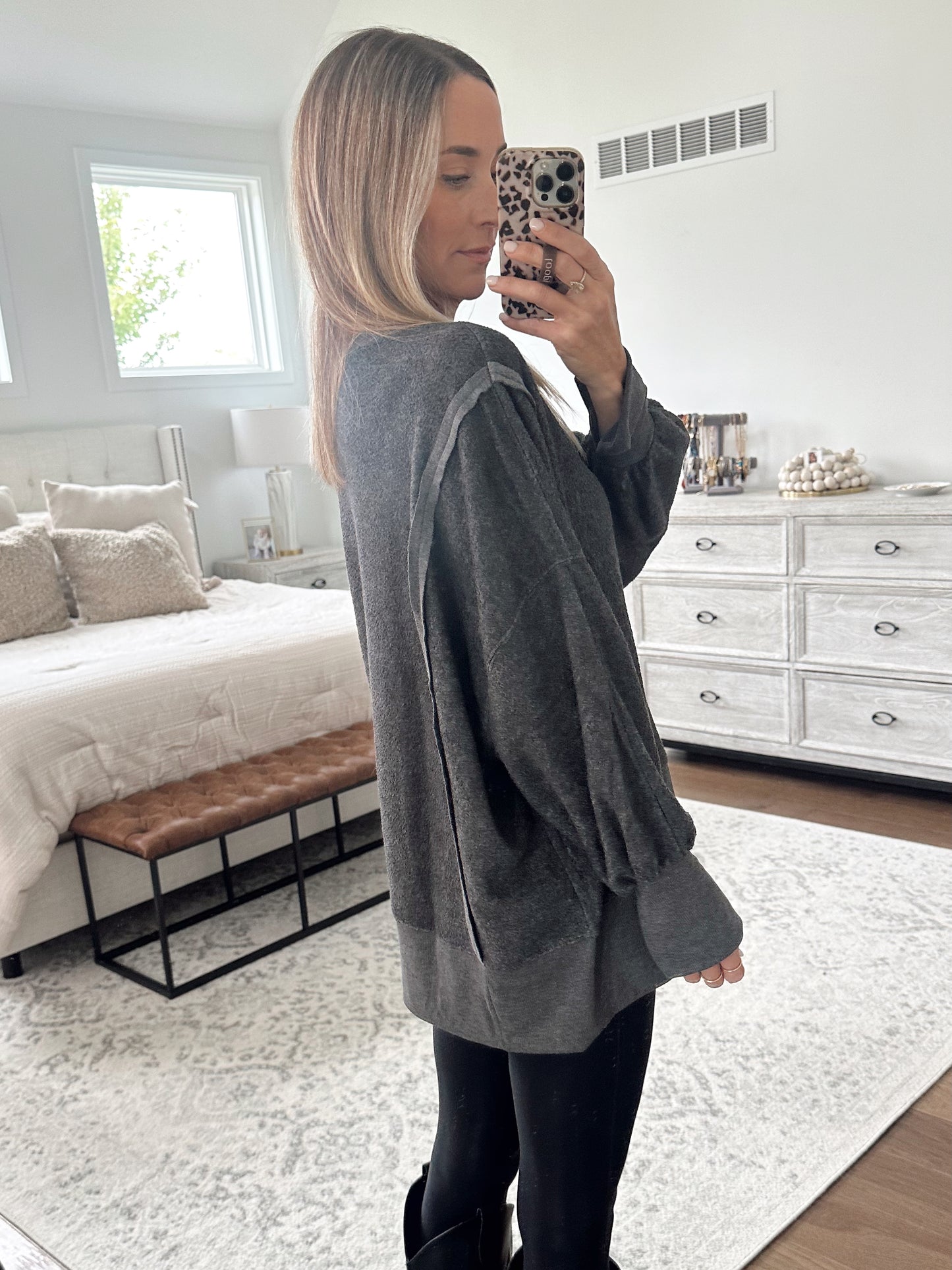 Charcoal Soft Long Sleeve