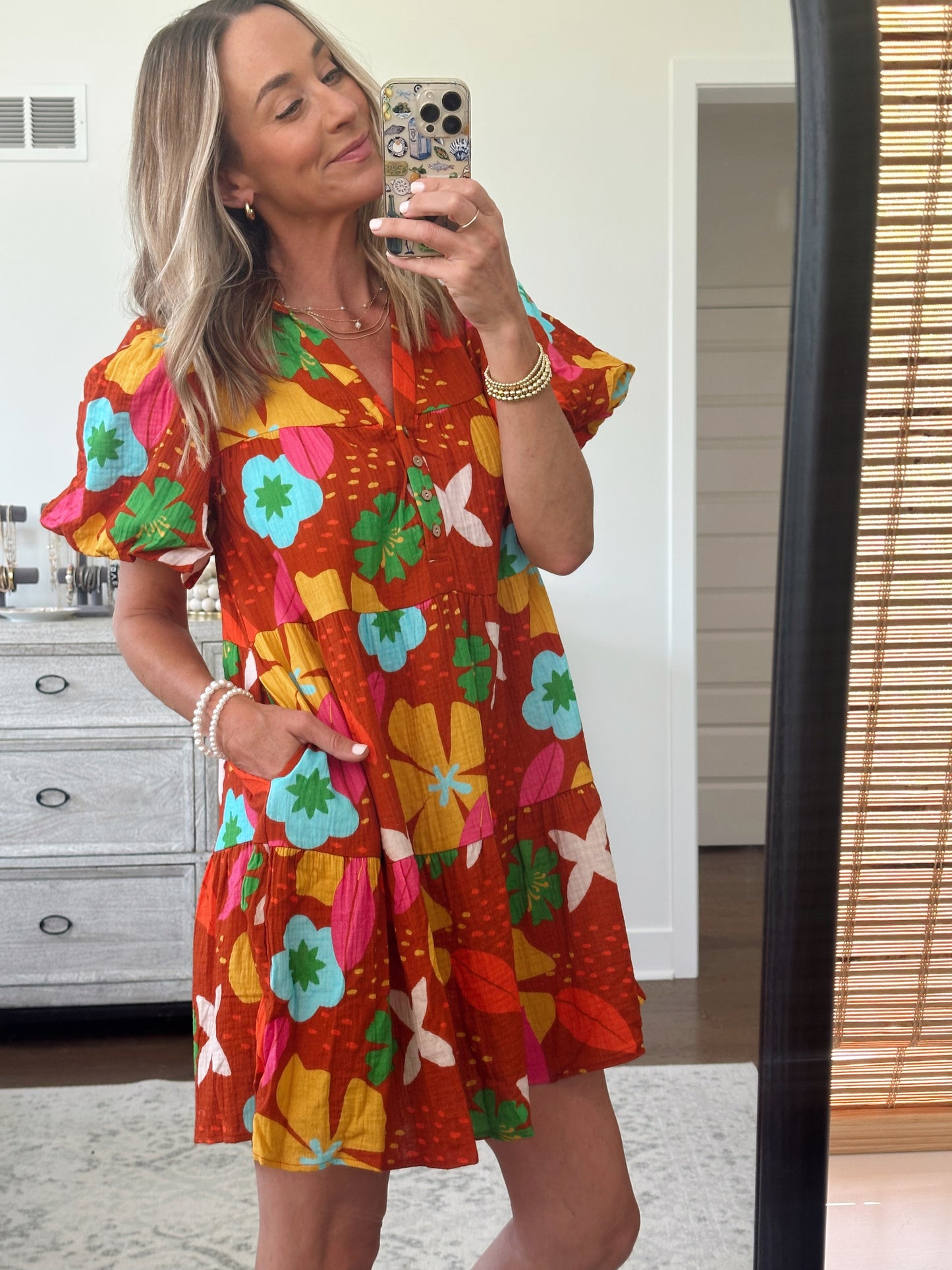 Boho Flower Dress