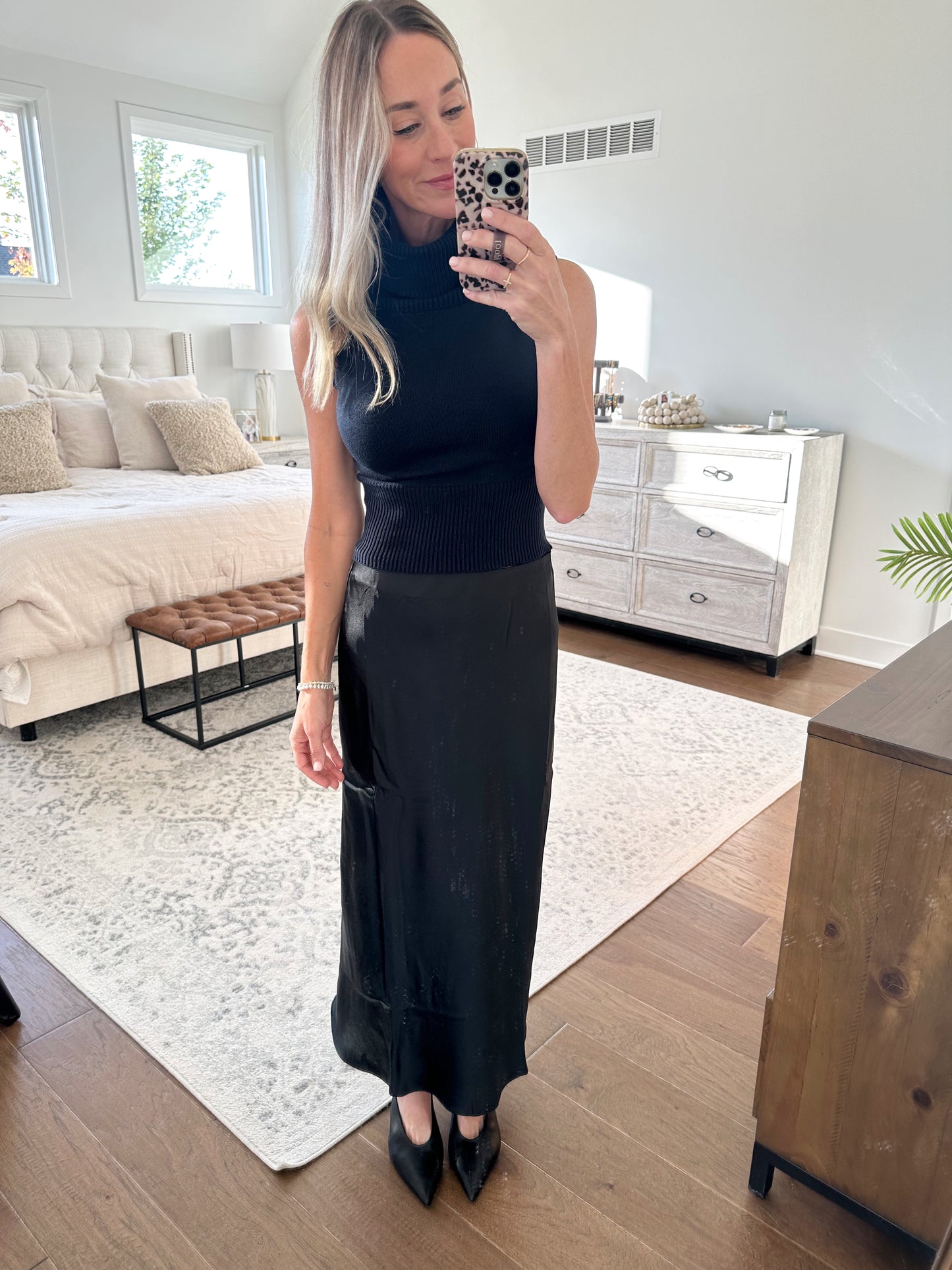 Cowl Neck Sweater Tank