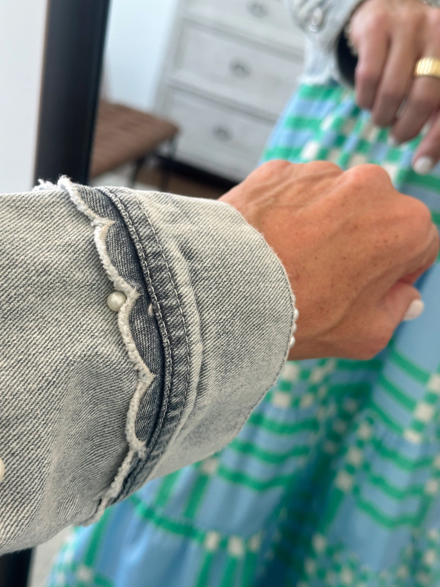 Pearl Denim Jacket