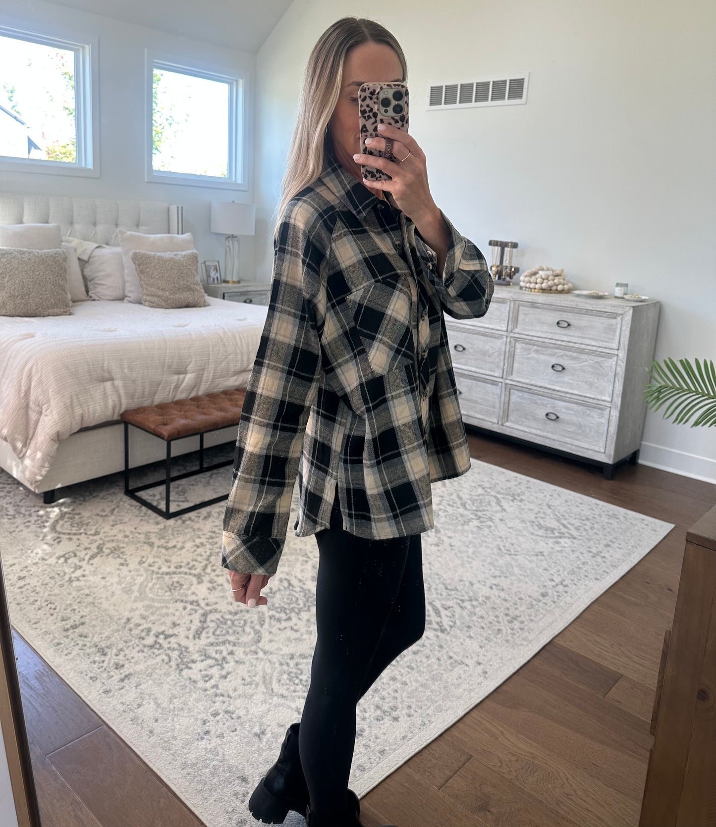 Black Soft Flannel