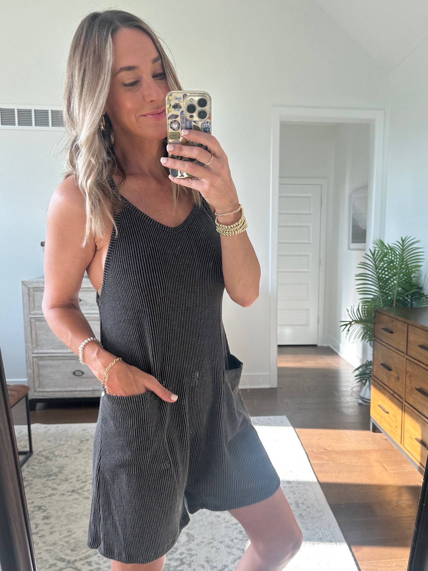 Ribbed Romper