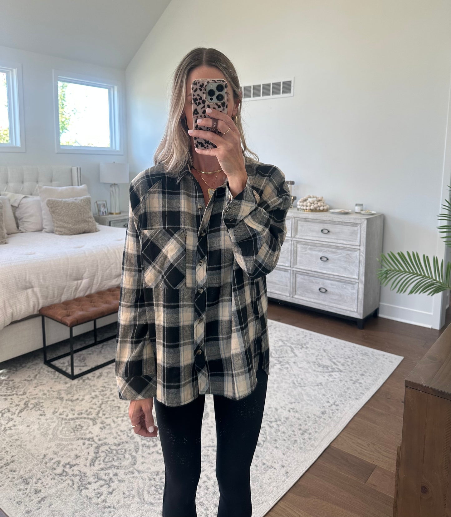 Black Soft Flannel