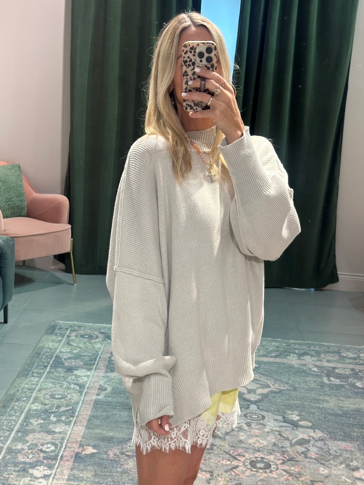 Oversized Sweater- Ivory