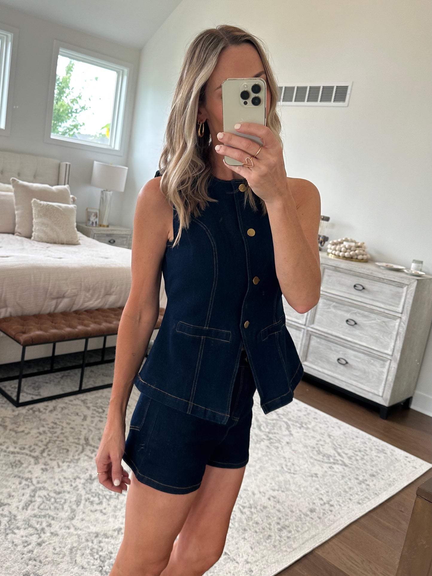 Dark Denim Vest