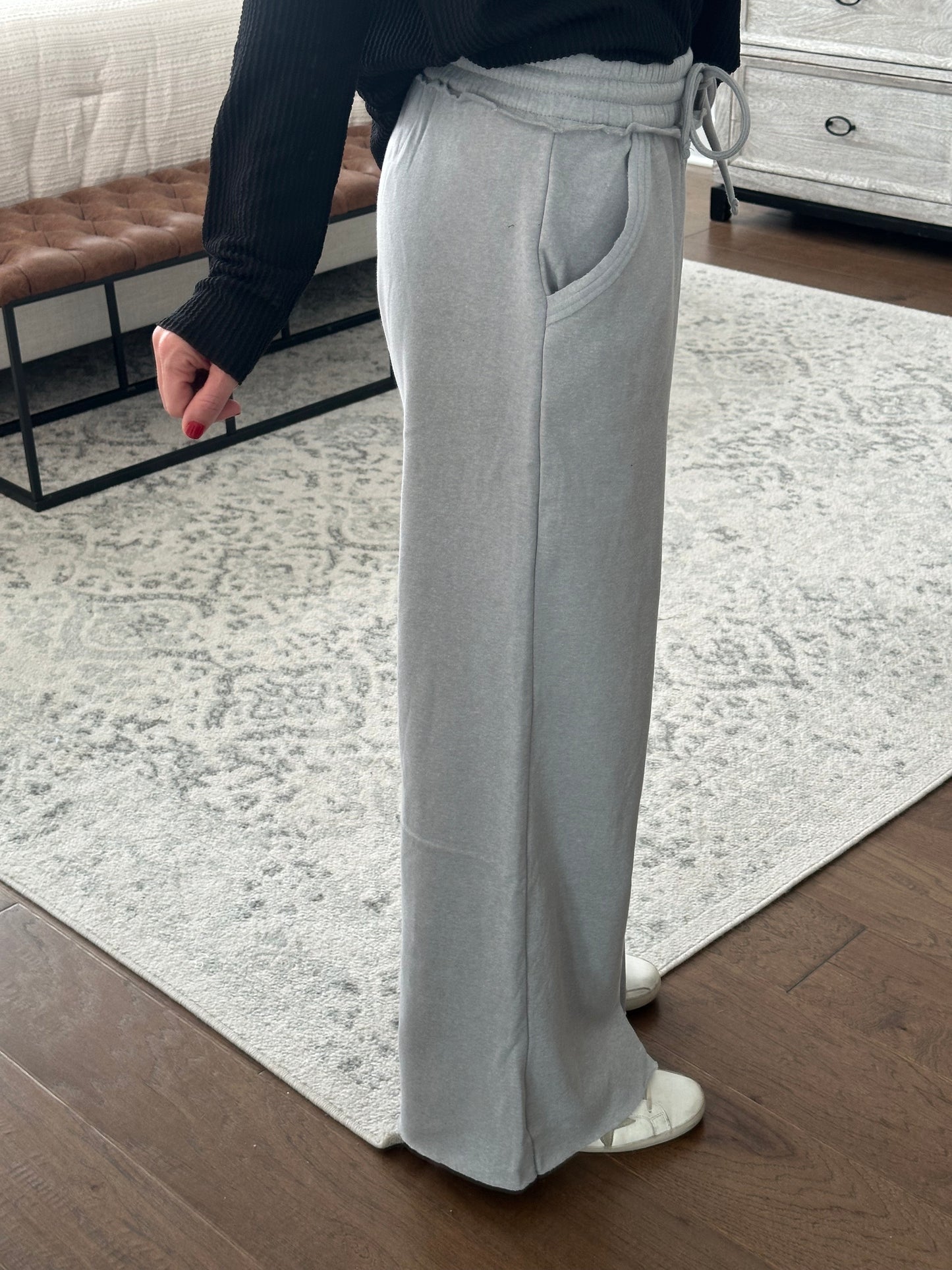 Fleece Lined Pant- Grey