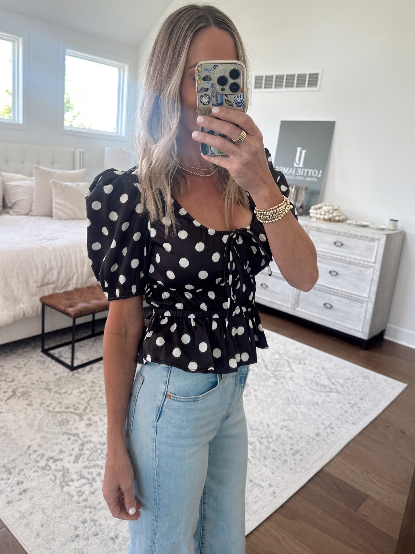 Polka Dot Top