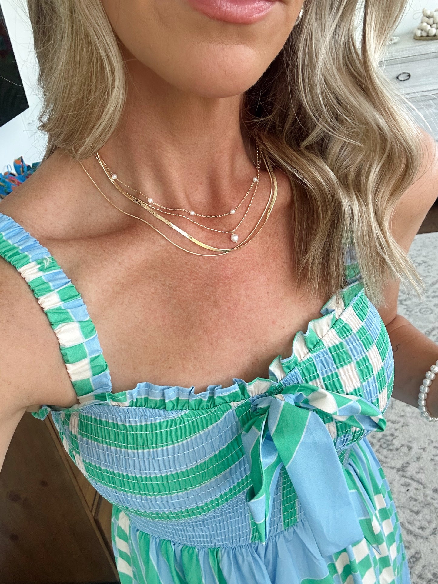 Three Strand Pearl Necklace