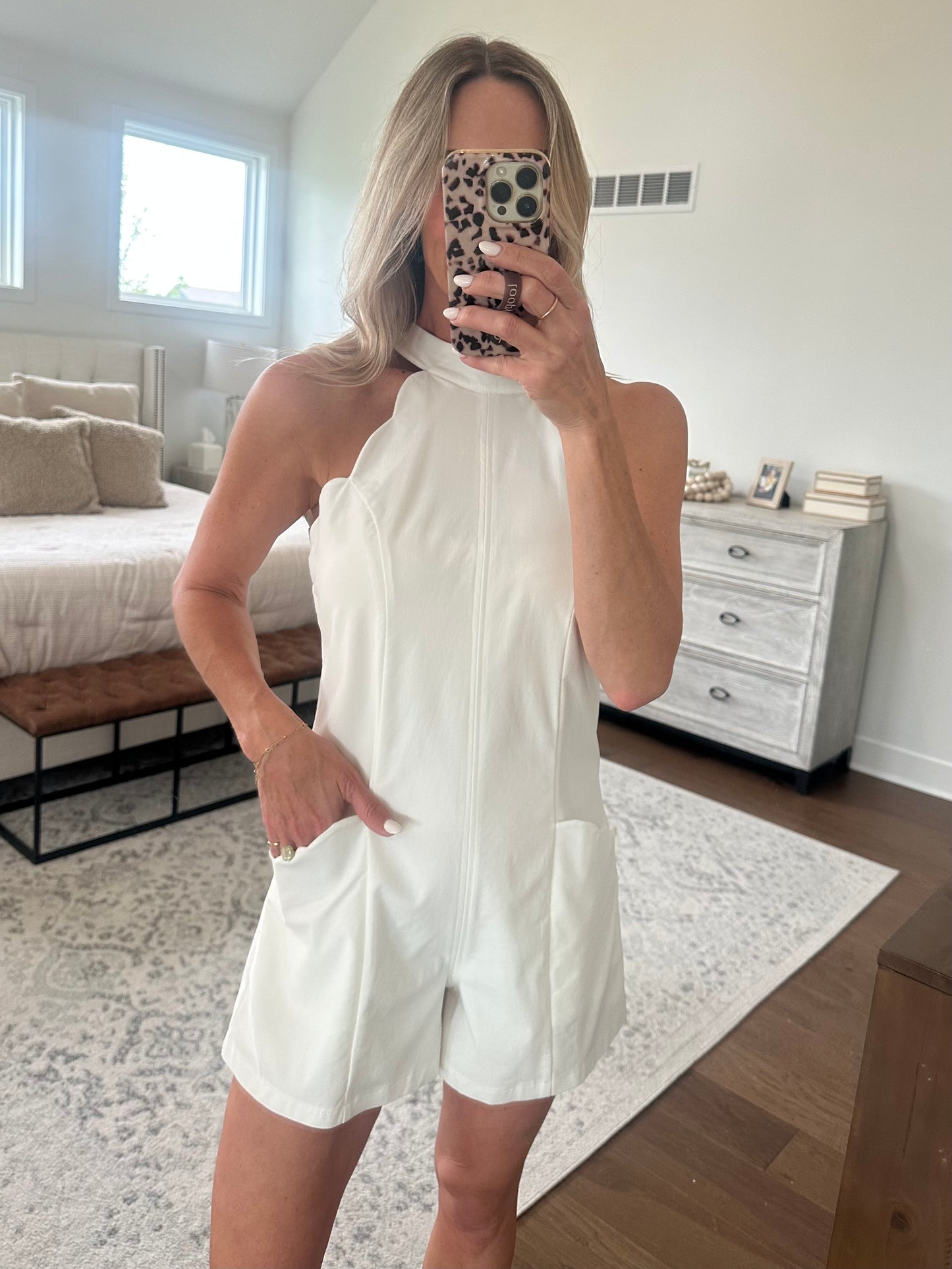 Scalloped Romper