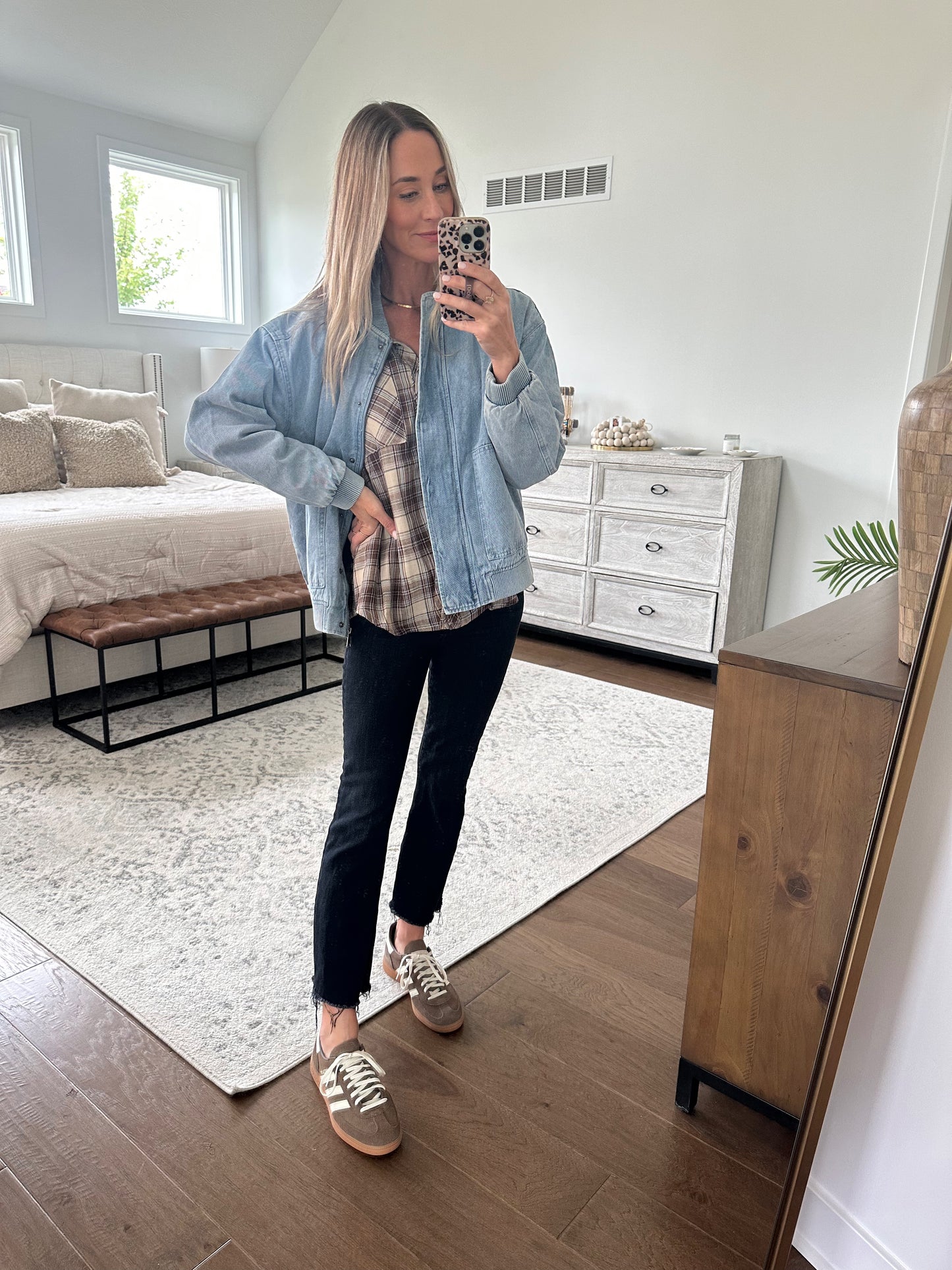 Denim Bomber Jacket